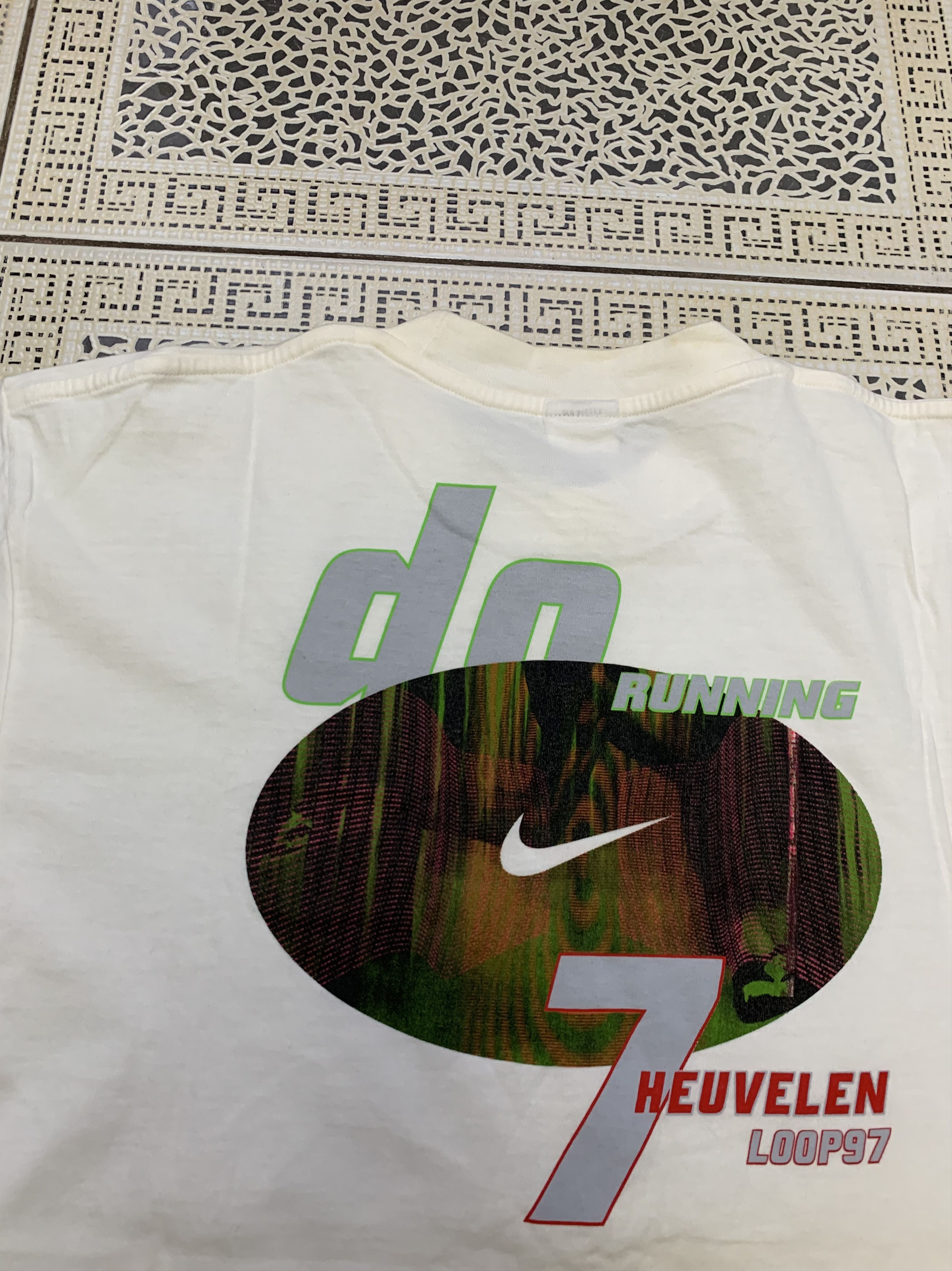Nike × Vintage Nike Running huevelen loop 97 tee vinatge Rare Size US M / EU 48-50 / 2 - 12 Thumbnail