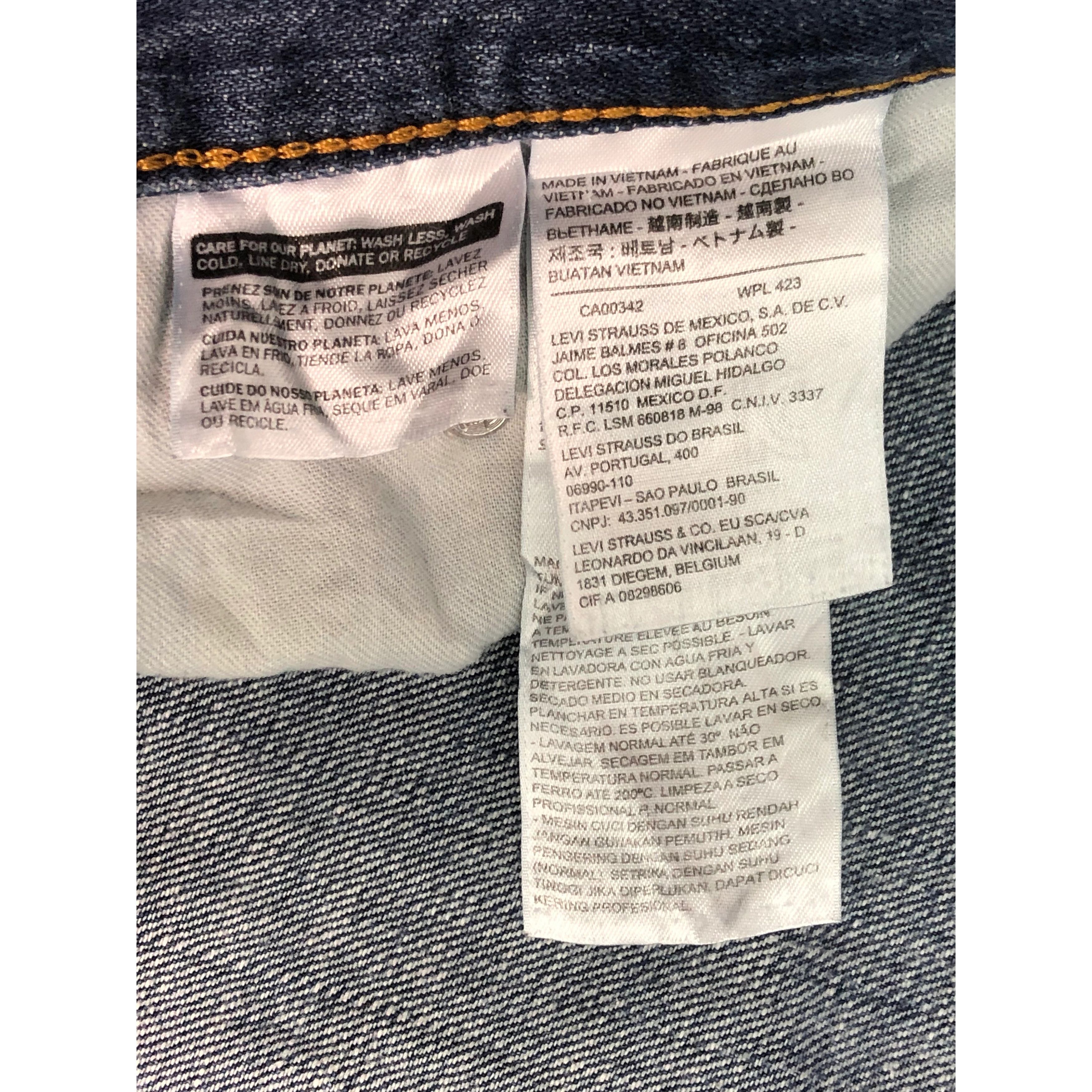 Levi's Vintage Levis 559 Blue Denim Pant DP0192 Size US 40 / EU 56 - 6 Thumbnail