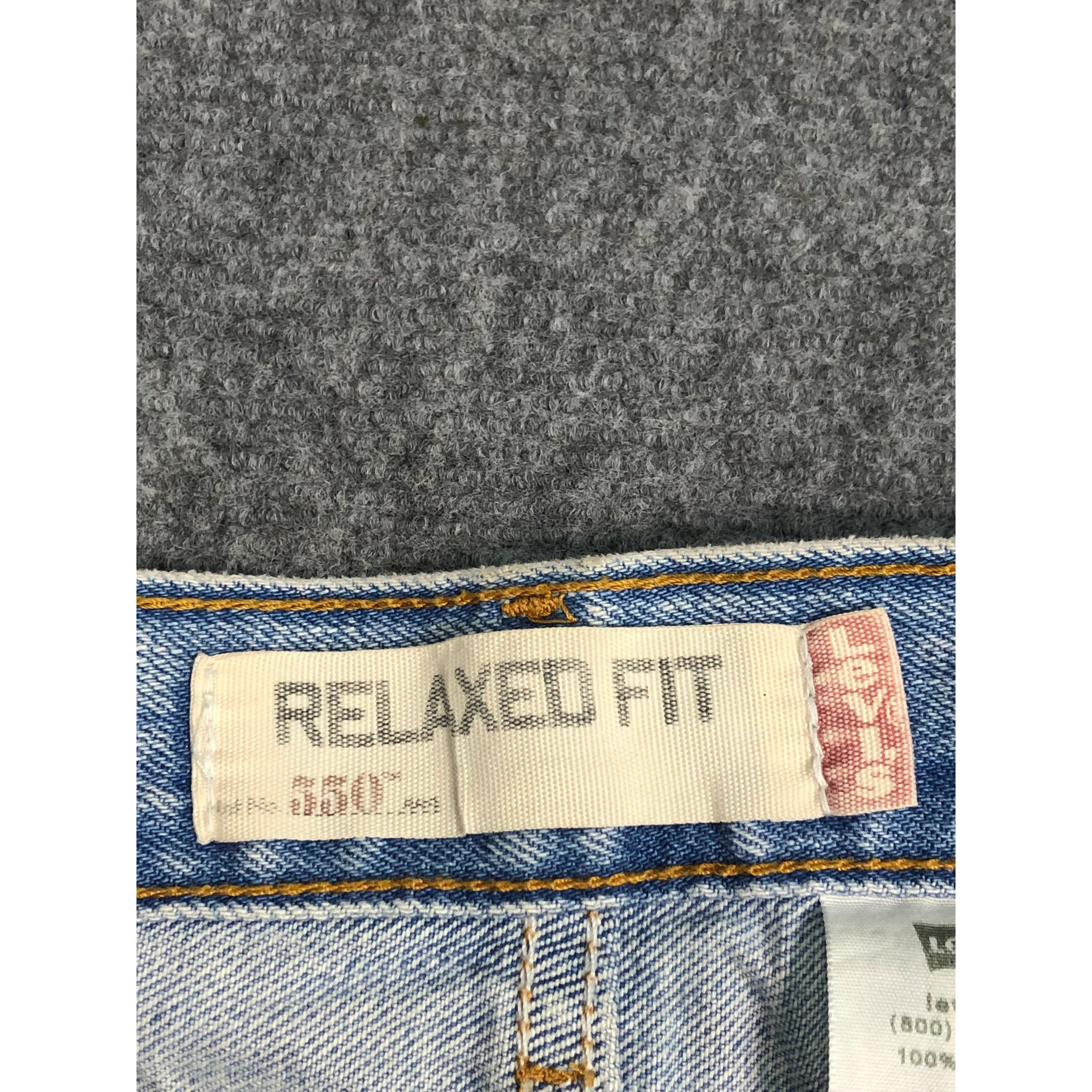 Levi's × Vintage Vintage Levis 550 Relaxed Fit Faded Denim Dirty DP0194 Size US 37 - 6 Thumbnail