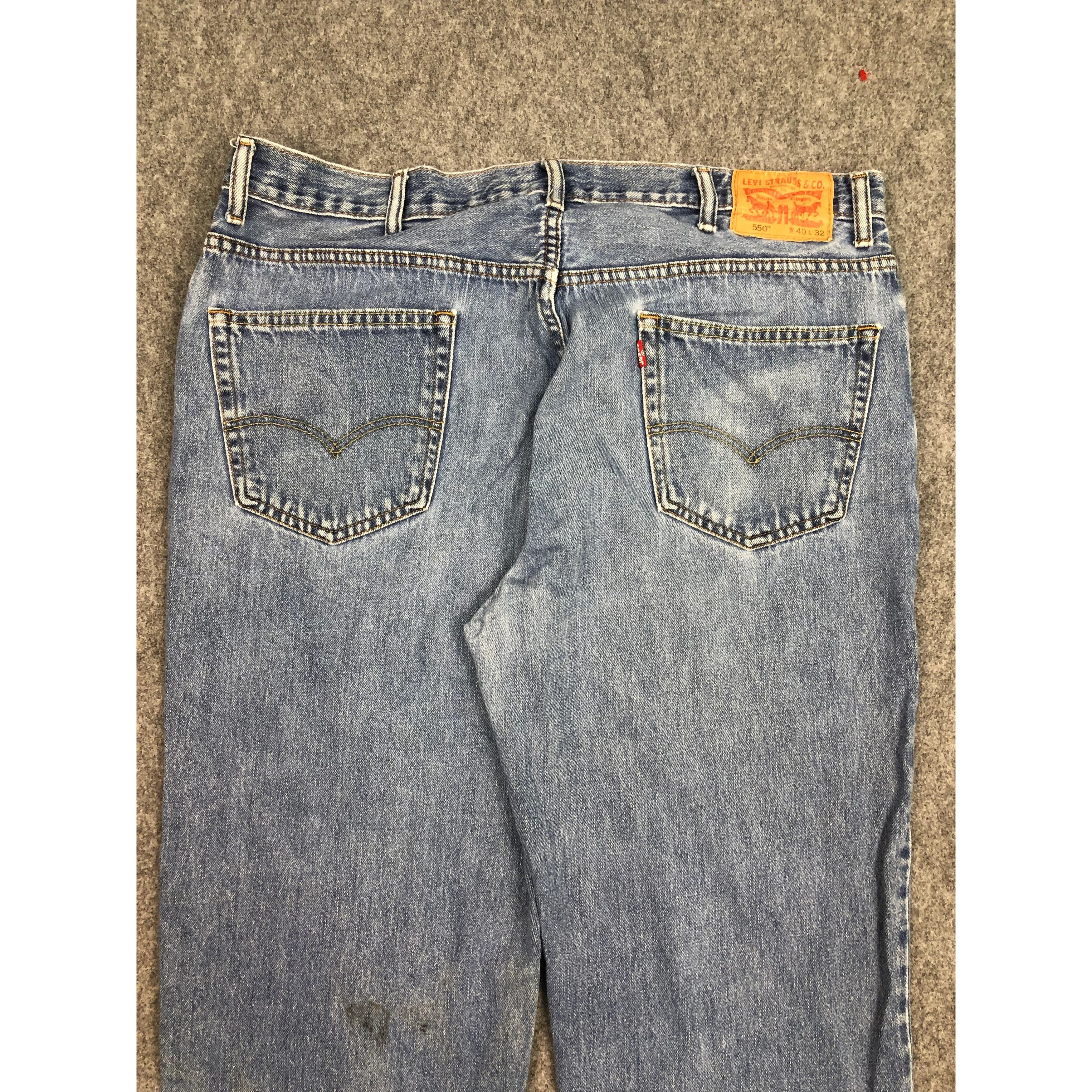 Levi's Vintage Levis 550 Stonewash Jeans DP0462 Size US 40 / EU 56 - 4 Thumbnail