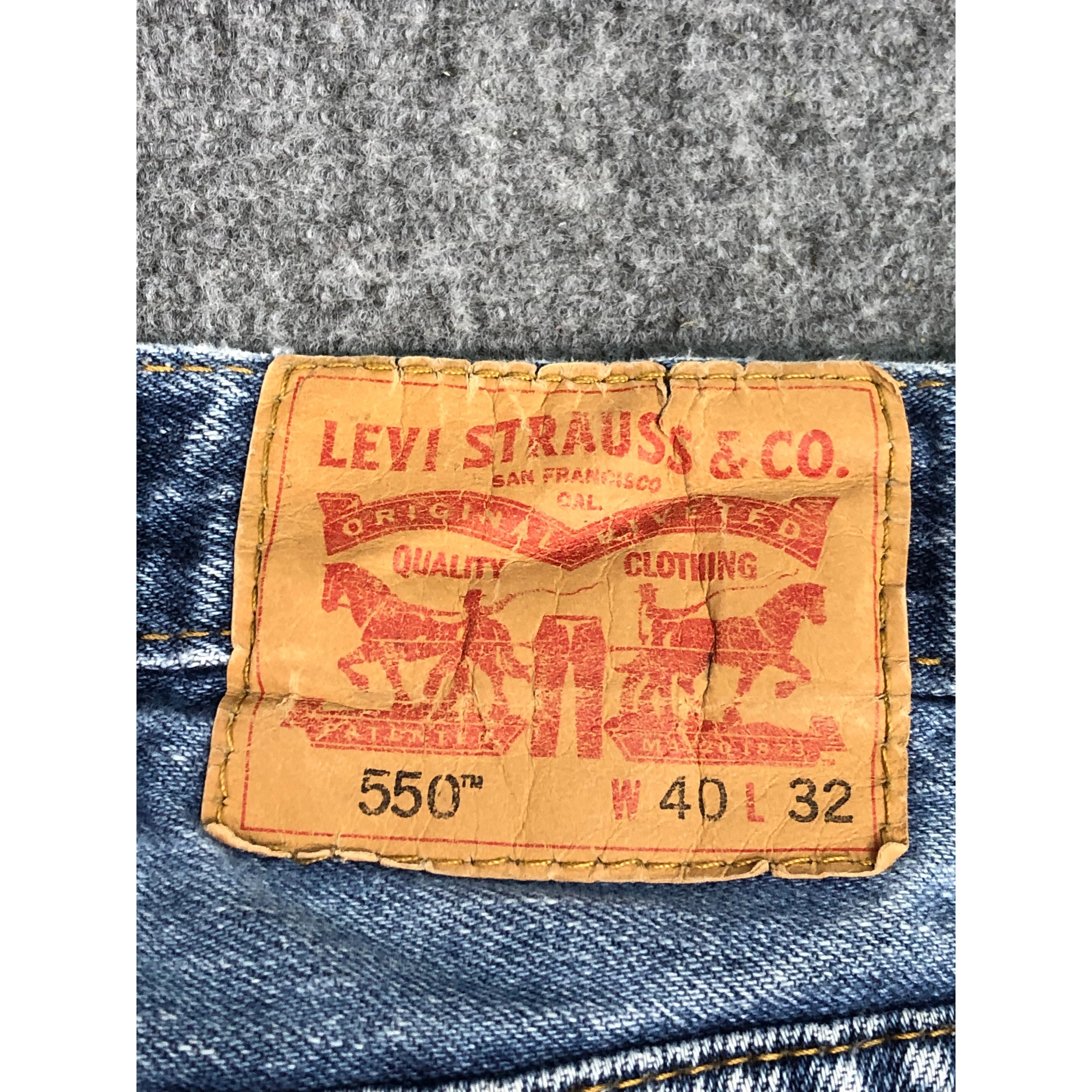 Levi's Vintage Levis 550 Stonewash Jeans DP0462 Size US 40 / EU 56 - 5 Thumbnail