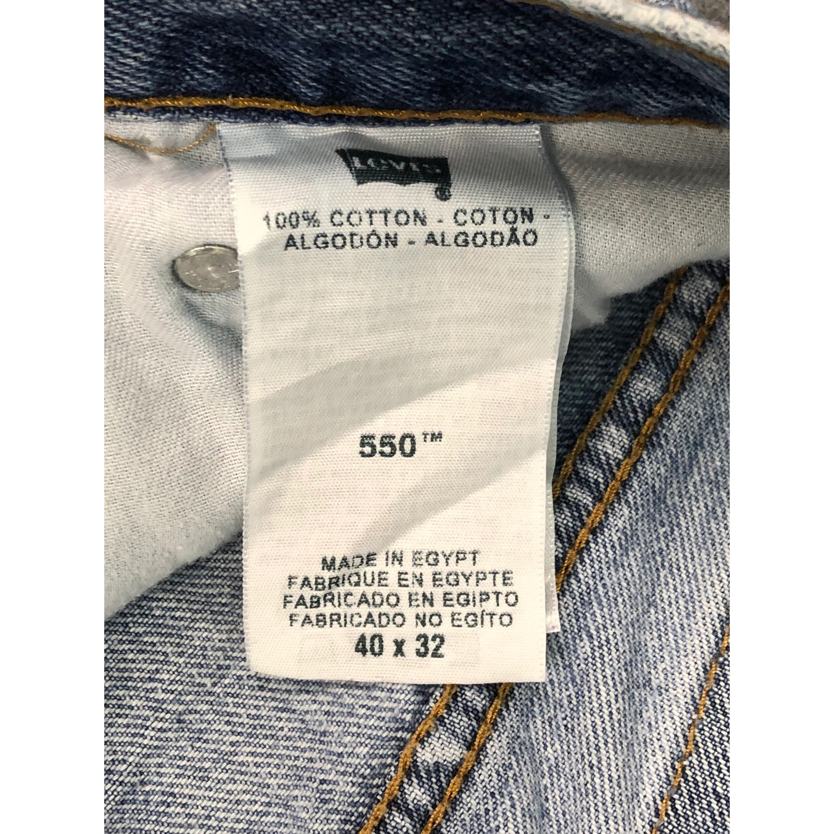 Levi's Vintage Levis 550 Stonewash Jeans DP0462 Size US 40 / EU 56 - 8 Thumbnail