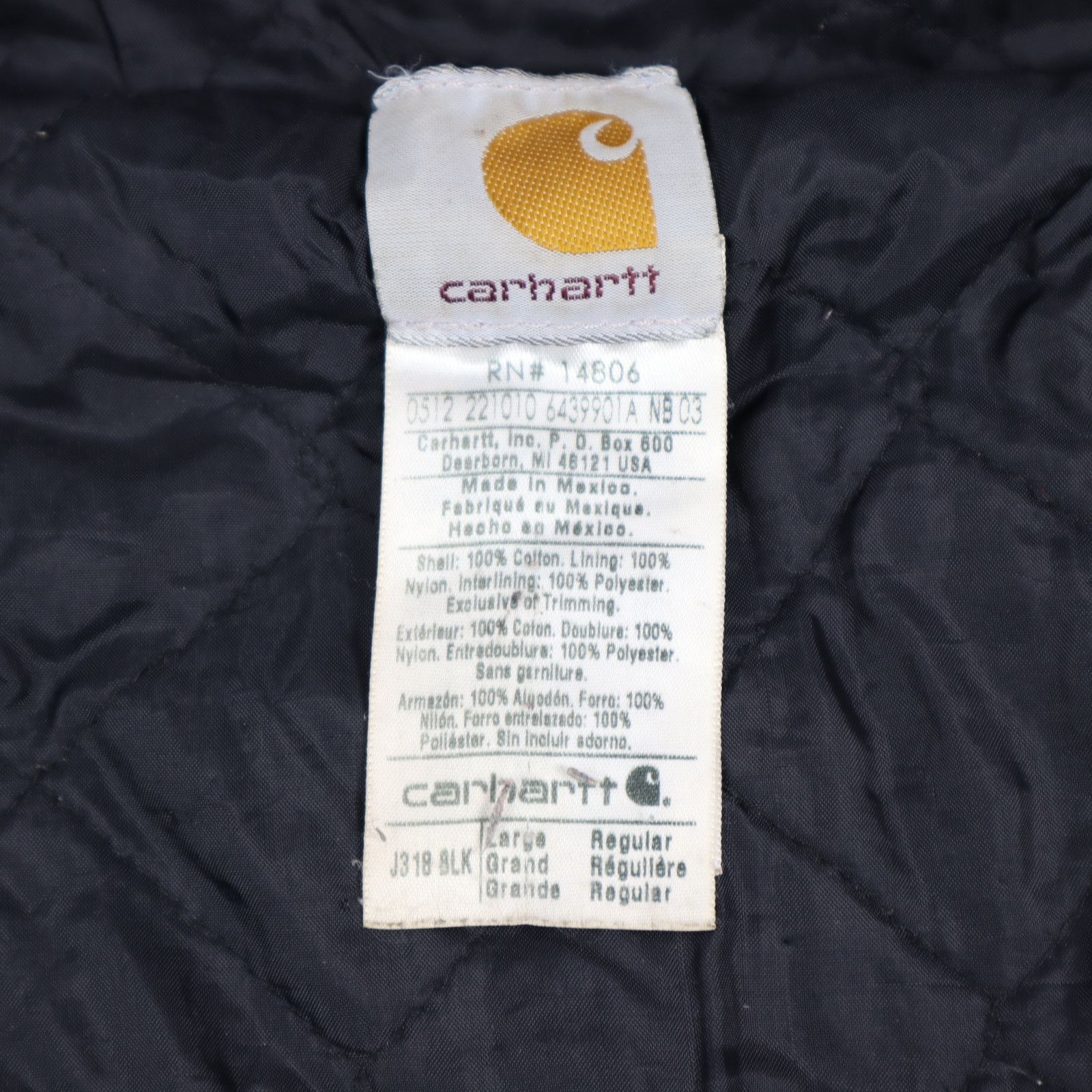 Carhartt Black Carhartt Hooded Jacket Size US L / EU 52-54 / 3 - 6 Preview