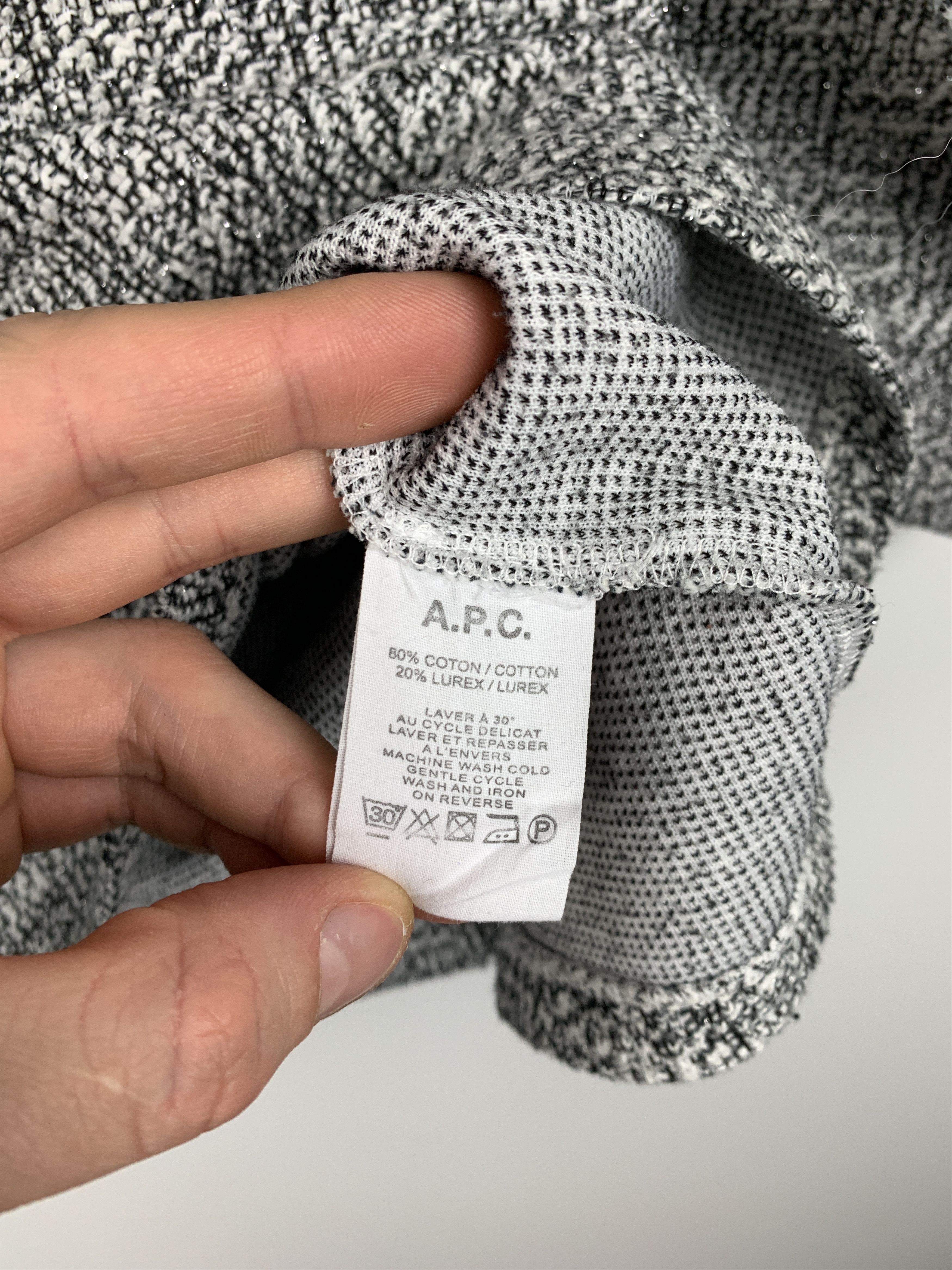 A.P.C. Wmns A.P.C Lurex Cotton Sweater Size M Size US M / EU 48-50 / 2 - 6 Thumbnail