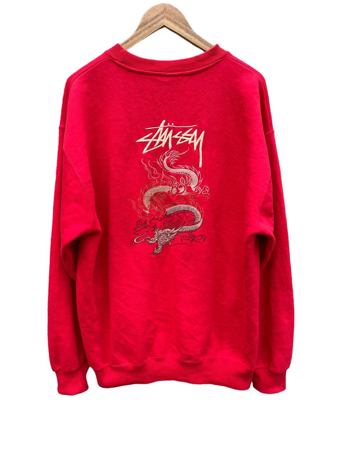 Stussy VTG Stussy Dragon Fly Embroidered Sweatshirt 🔥 Very RARE Size US L / EU 52-54 / 3 - 1 Thumbnail