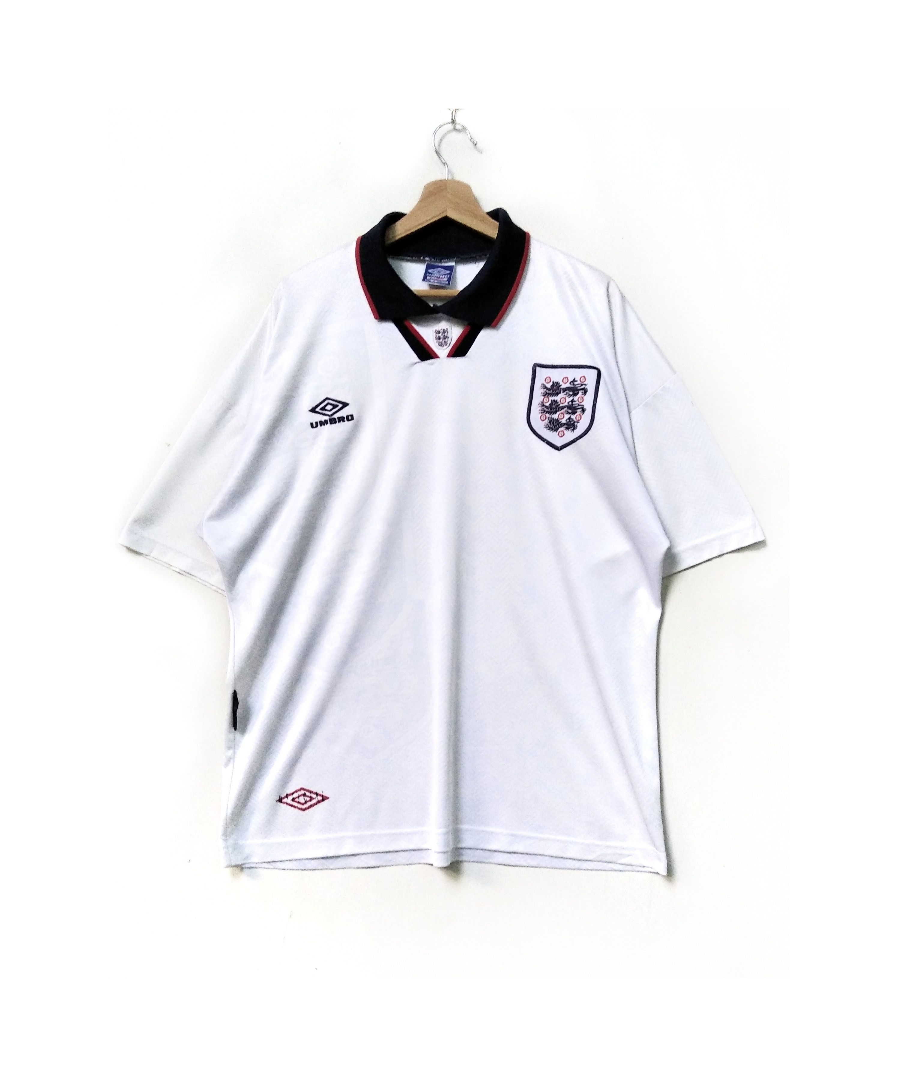 Vintage'93/94 England Umbro Home Jersey Made in Thailand