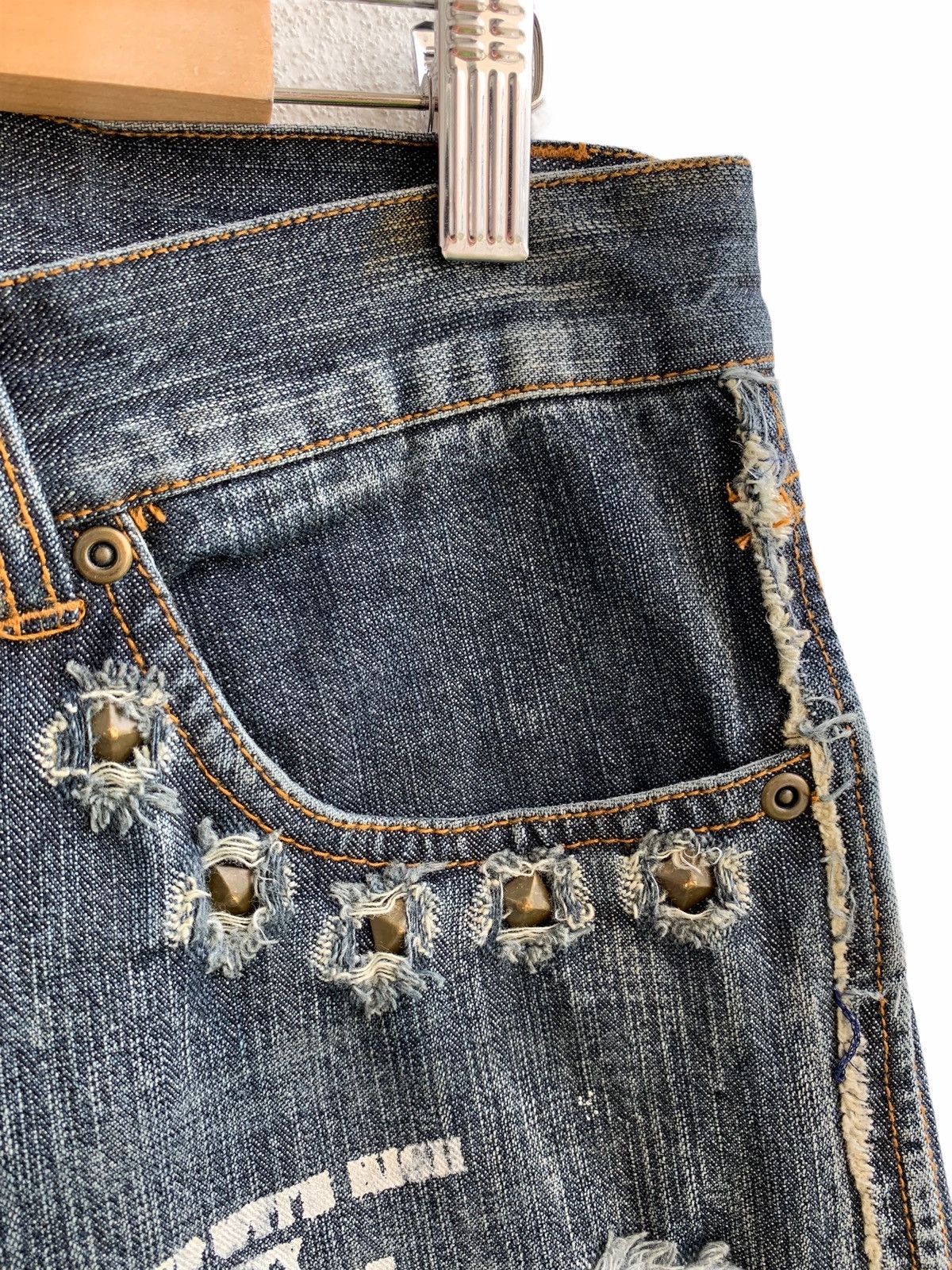In The Attic × Japanese Brand Rare Japanese Brand In The Attic Patchwork Punk Style Size US 30 / EU 46 - 6 Thumbnail