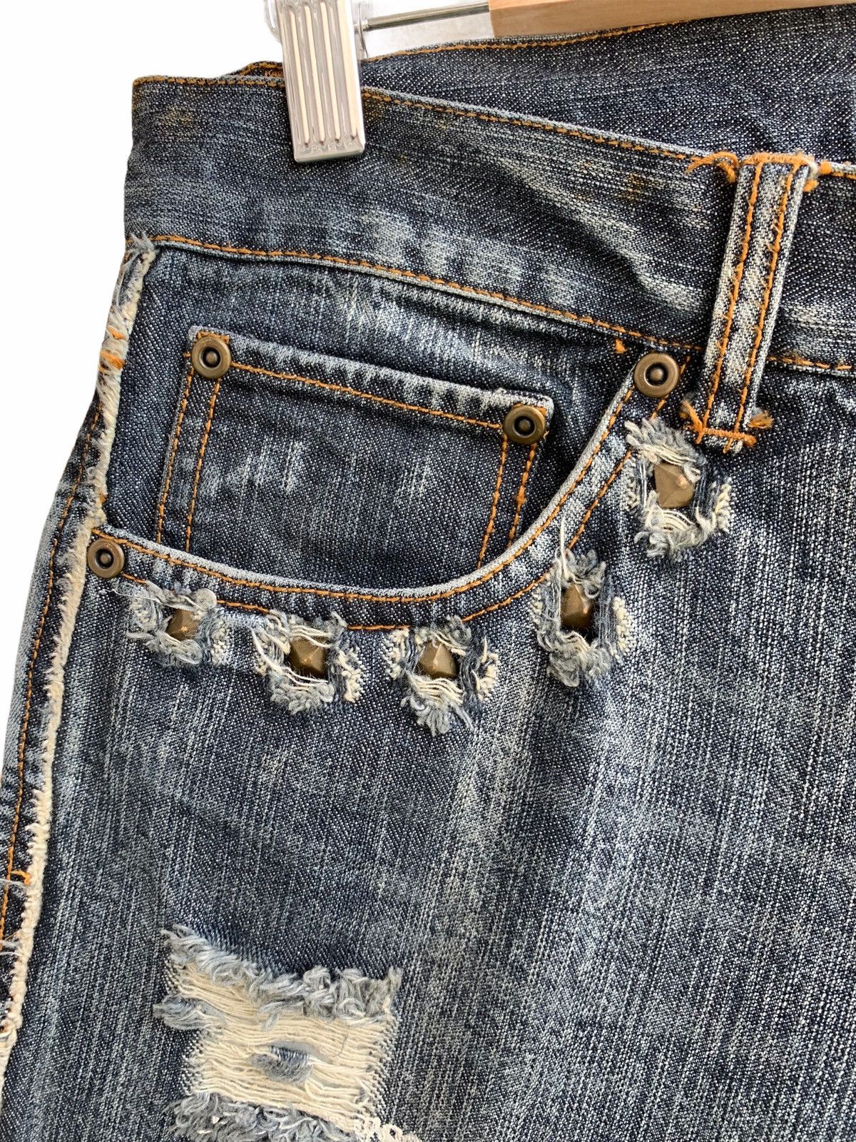 In The Attic × Japanese Brand Rare Japanese Brand In The Attic Patchwork Punk Style Size US 30 / EU 46 - 10 Thumbnail