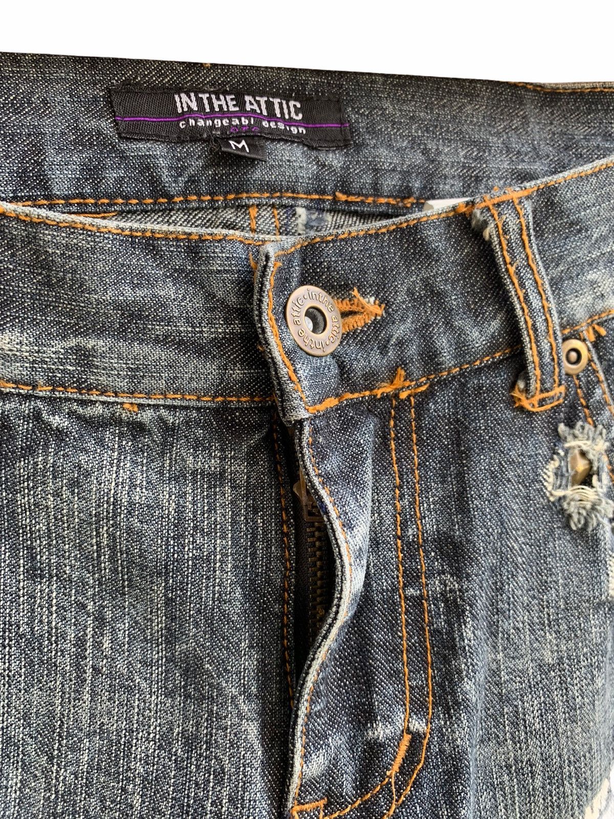 In The Attic × Japanese Brand Rare Japanese Brand In The Attic Patchwork Punk Style Size US 30 / EU 46 - 8 Thumbnail