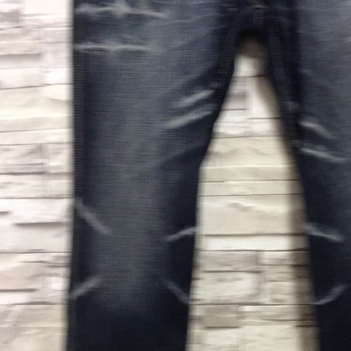 Japanese Brand NCFM Black Denim Double Waist Flare Jeans Size US 31 - 6 Thumbnail