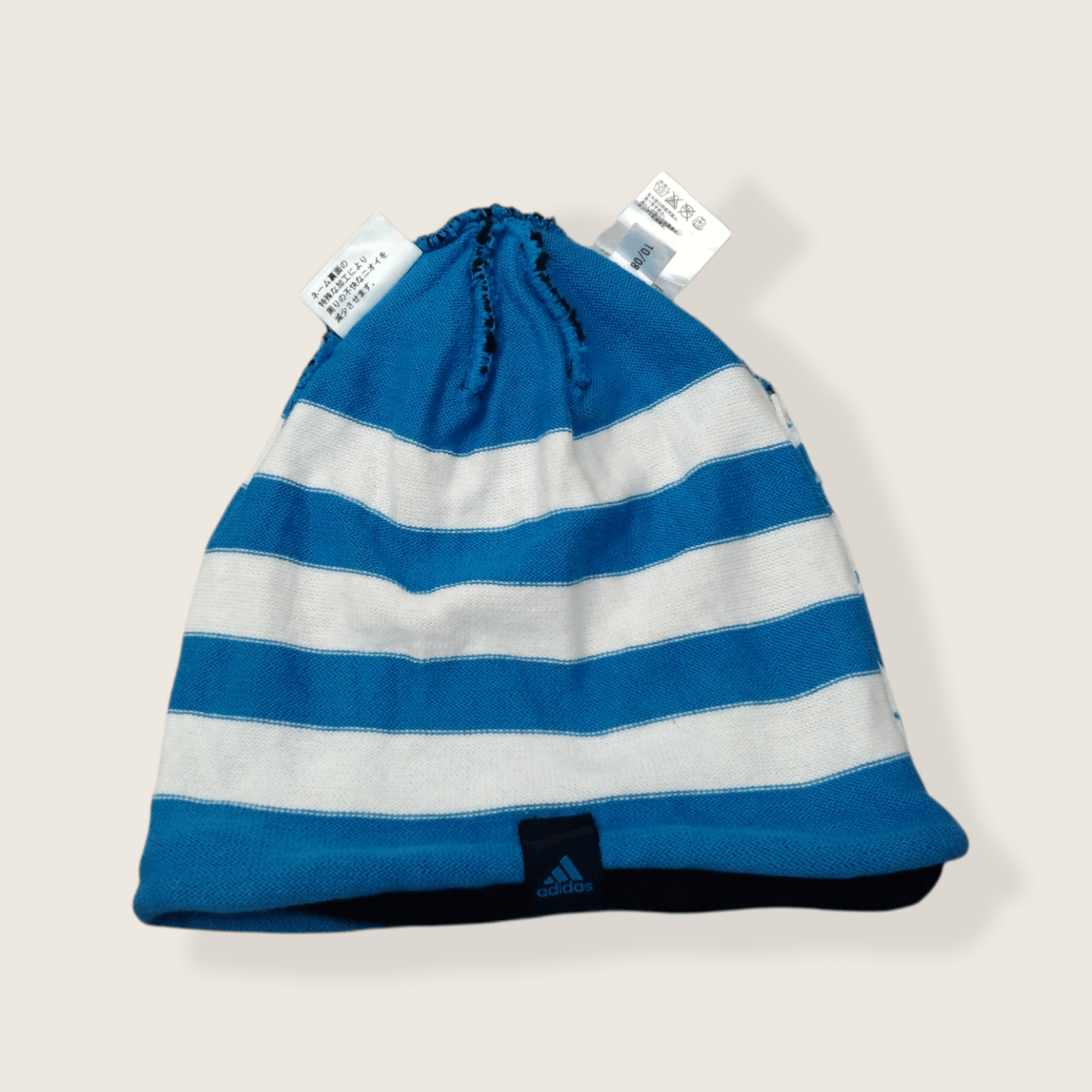 Adidas VINTAGE ADIDAS DOUBLE LAYER ROLLS BEANIE Size ONE SIZE - 2 Thumbnail