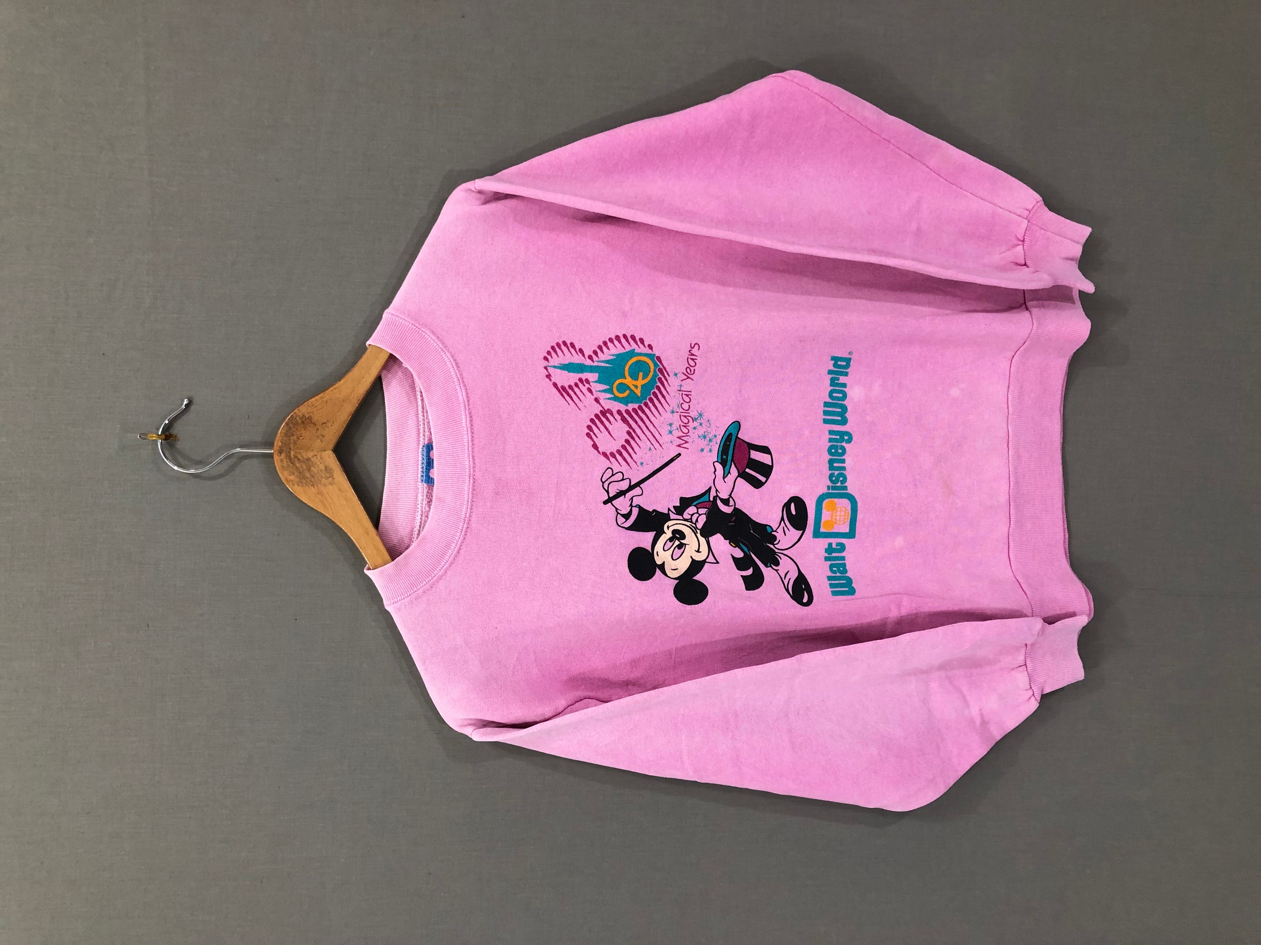 Mickey Mouse Vintage Pink Mickey Mouse Sweatshirt XS #5600-1-212-IRA Size US XS / EU 42 / 0 - 1 Preview