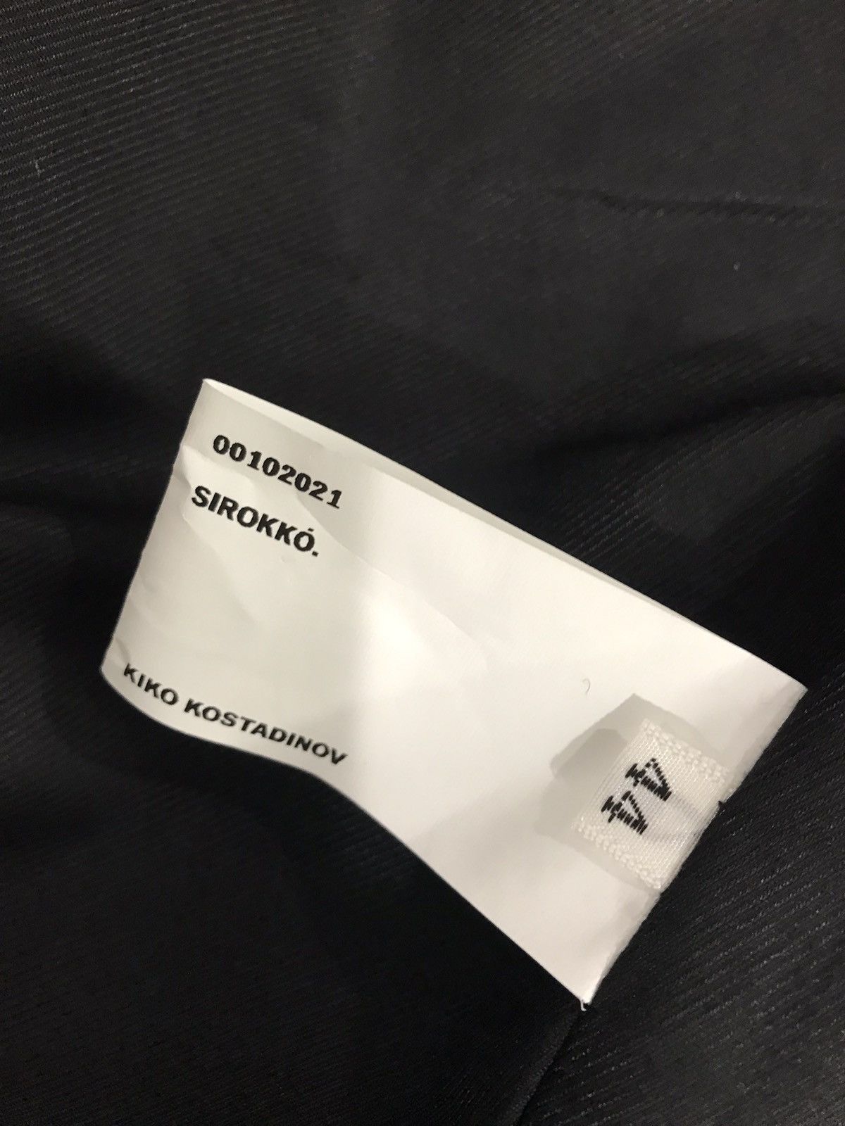 Kiko Kostadinov Kiko Kostadinov Norman stripe armor coat. 44/S. $1650 Size US S / EU 44-46 / 1 - 12 Thumbnail