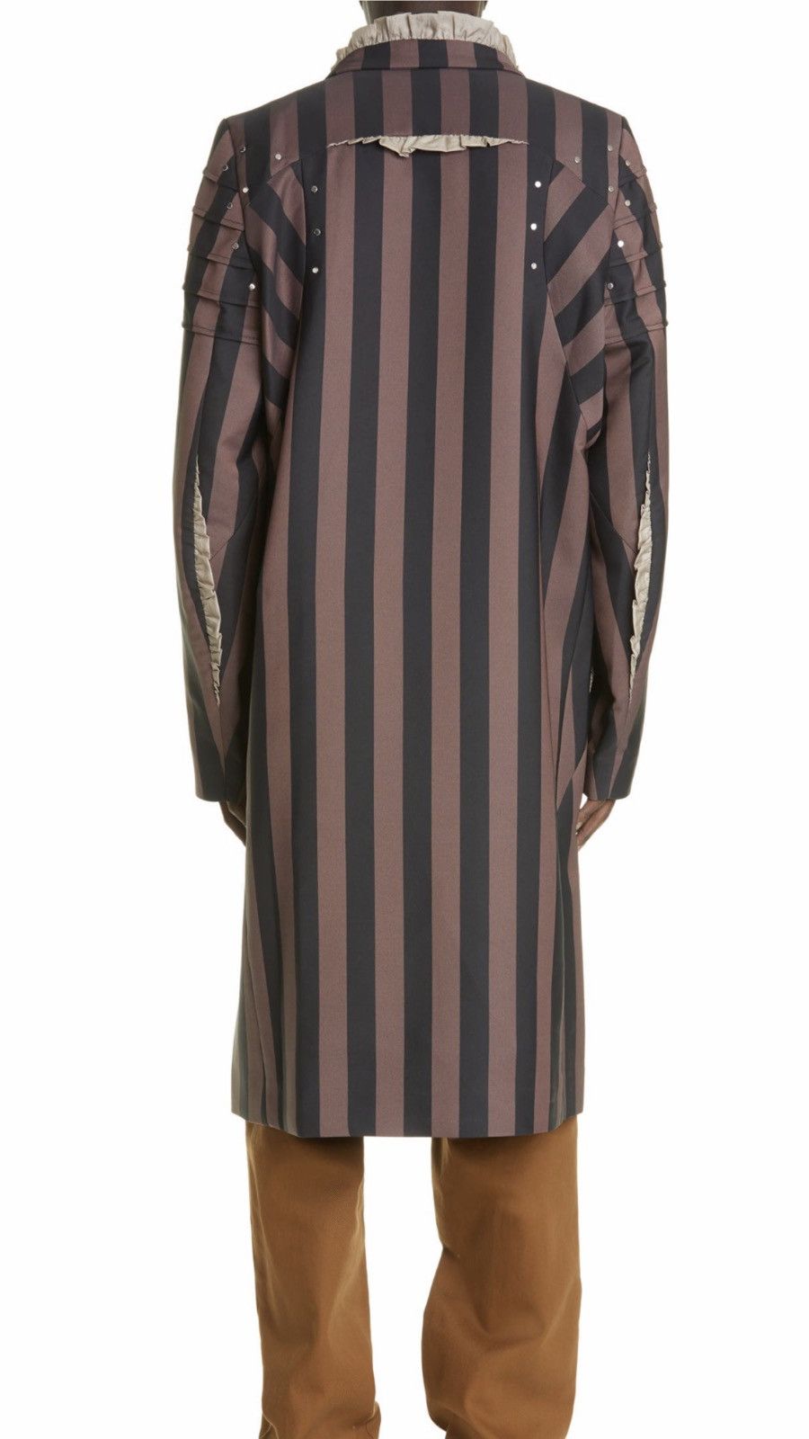 Kiko Kostadinov Kiko Kostadinov Norman stripe armor coat. 44/S. $1650 Size US S / EU 44-46 / 1 - 2 Thumbnail
