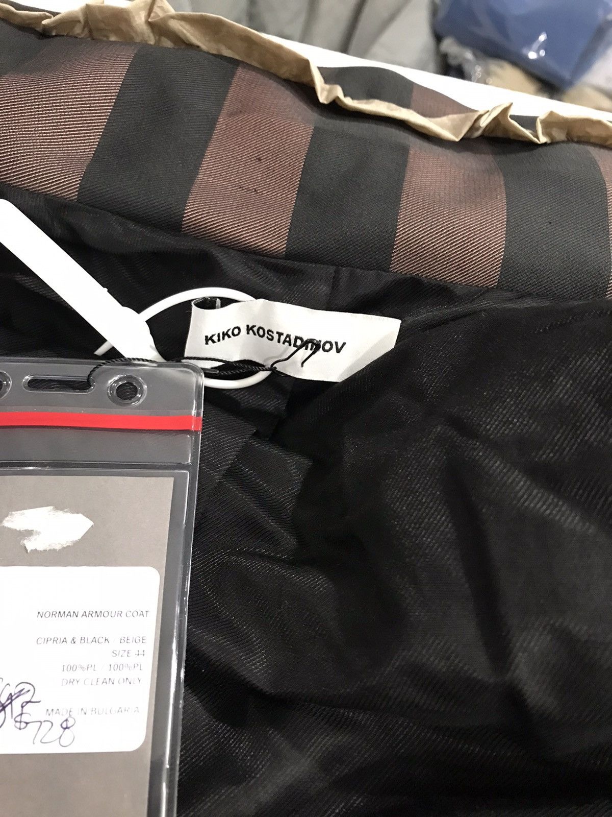 Kiko Kostadinov Kiko Kostadinov Norman stripe armor coat. 44/S. $1650 Size US S / EU 44-46 / 1 - 10 Thumbnail