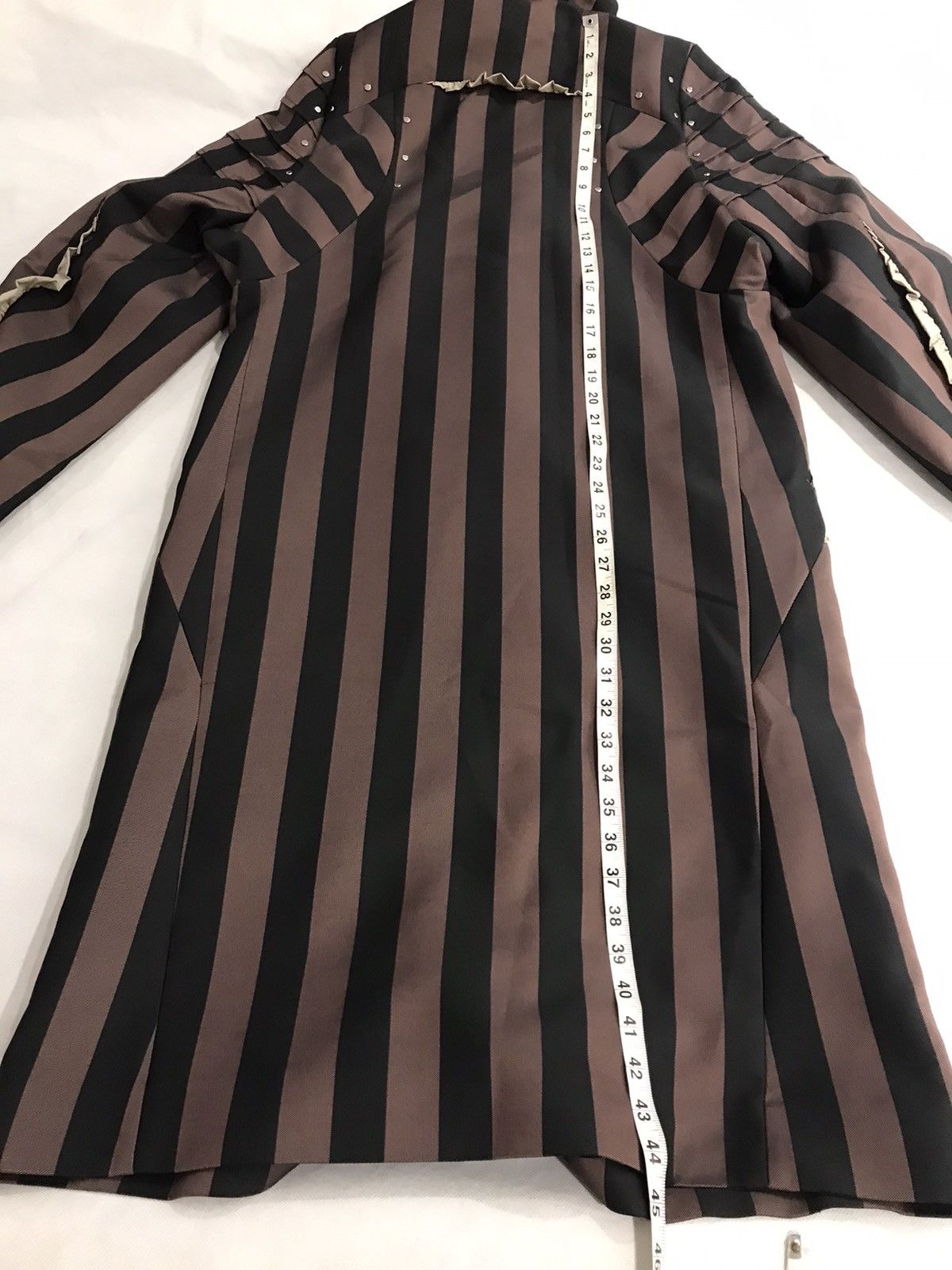 Kiko Kostadinov Kiko Kostadinov Norman stripe armor coat. 44/S. $1650 Size US S / EU 44-46 / 1 - 4 Thumbnail