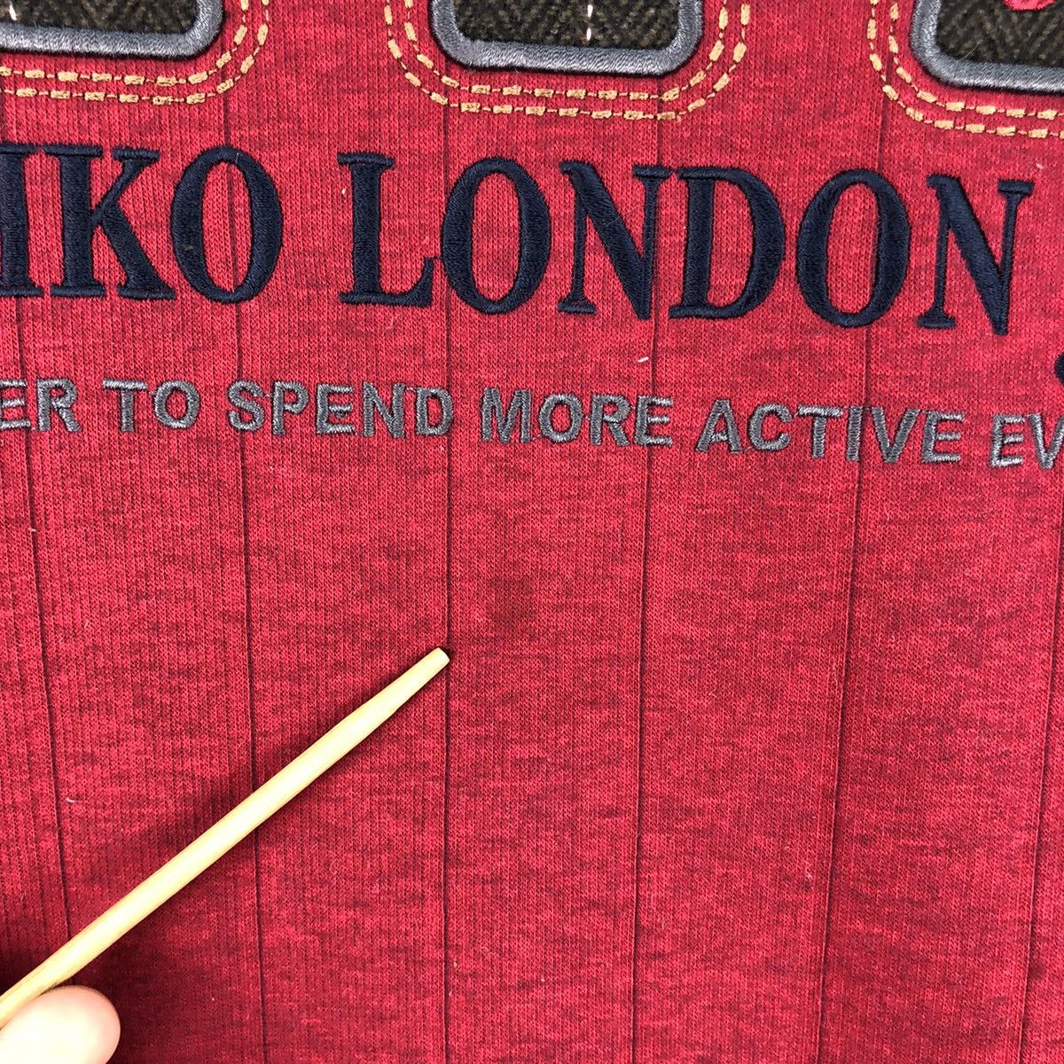 Michiko Koshino London × Vintage Vintage Michiko London Jeans Sweatshirt Size US L / EU 52-54 / 3 - 5 Thumbnail