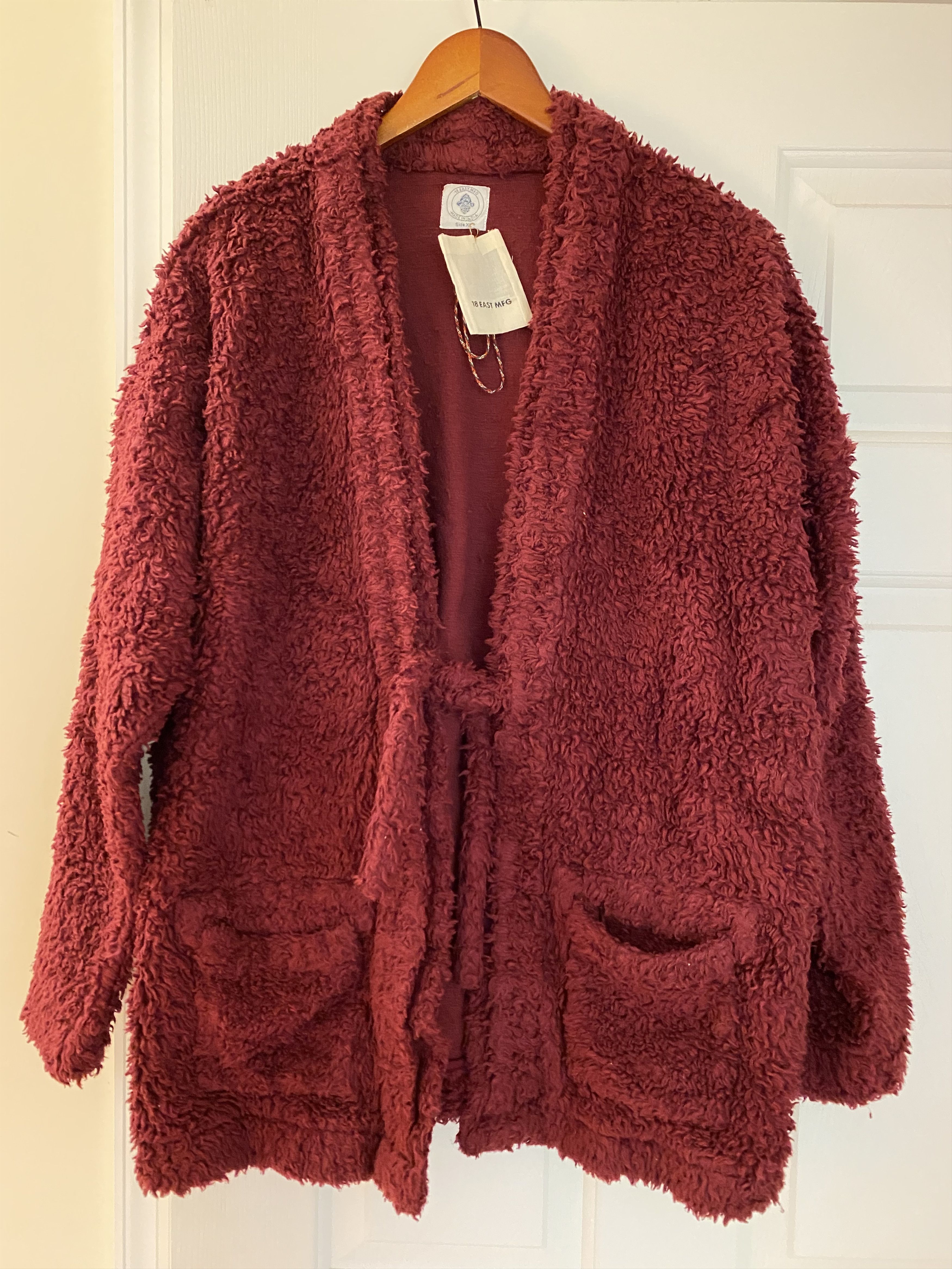 18 East Nomad Cardigan in Organic Cotton Sherpa Size US XL / EU 56 / 4 - 1 Thumbnail