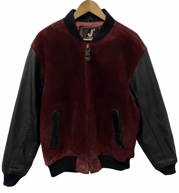 Leather Mr Junko Japanese Designer Suede Varsity Jacket Size US M / EU 48-50 / 2 - 2 Thumbnail