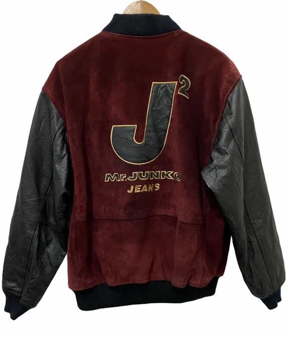 Leather Mr Junko Japanese Designer Suede Varsity Jacket Size US M / EU 48-50 / 2 - 3 Thumbnail
