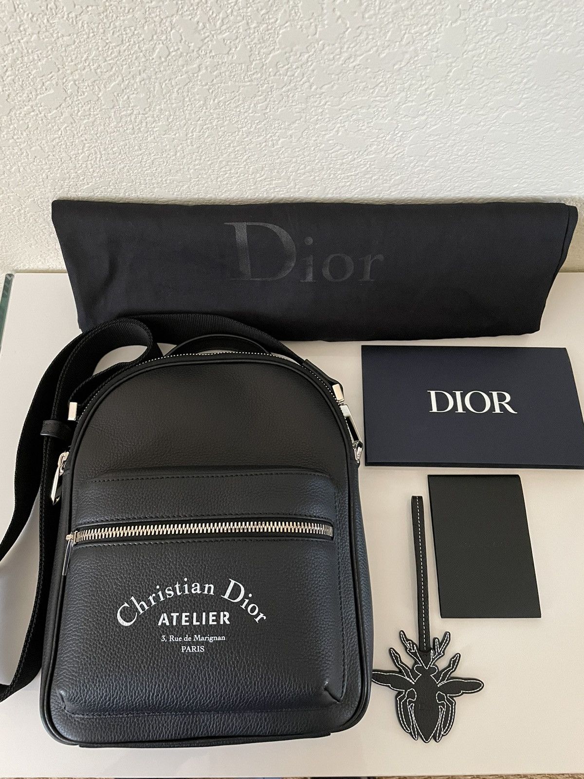 image of Dior Atelier Crossbody/shoulder Bag in Black, Men's