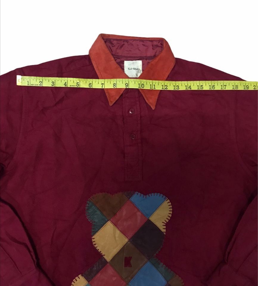 Karl Helmut Rare Karl helmut Patchwork Bear Cowhide Long Sleeve Polo T Size US XL / EU 56 / 4 - 17 Thumbnail