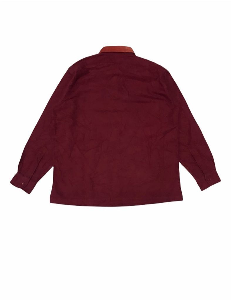 Karl Helmut Rare Karl helmut Patchwork Bear Cowhide Long Sleeve Polo T Size US XL / EU 56 / 4 - 2 Thumbnail