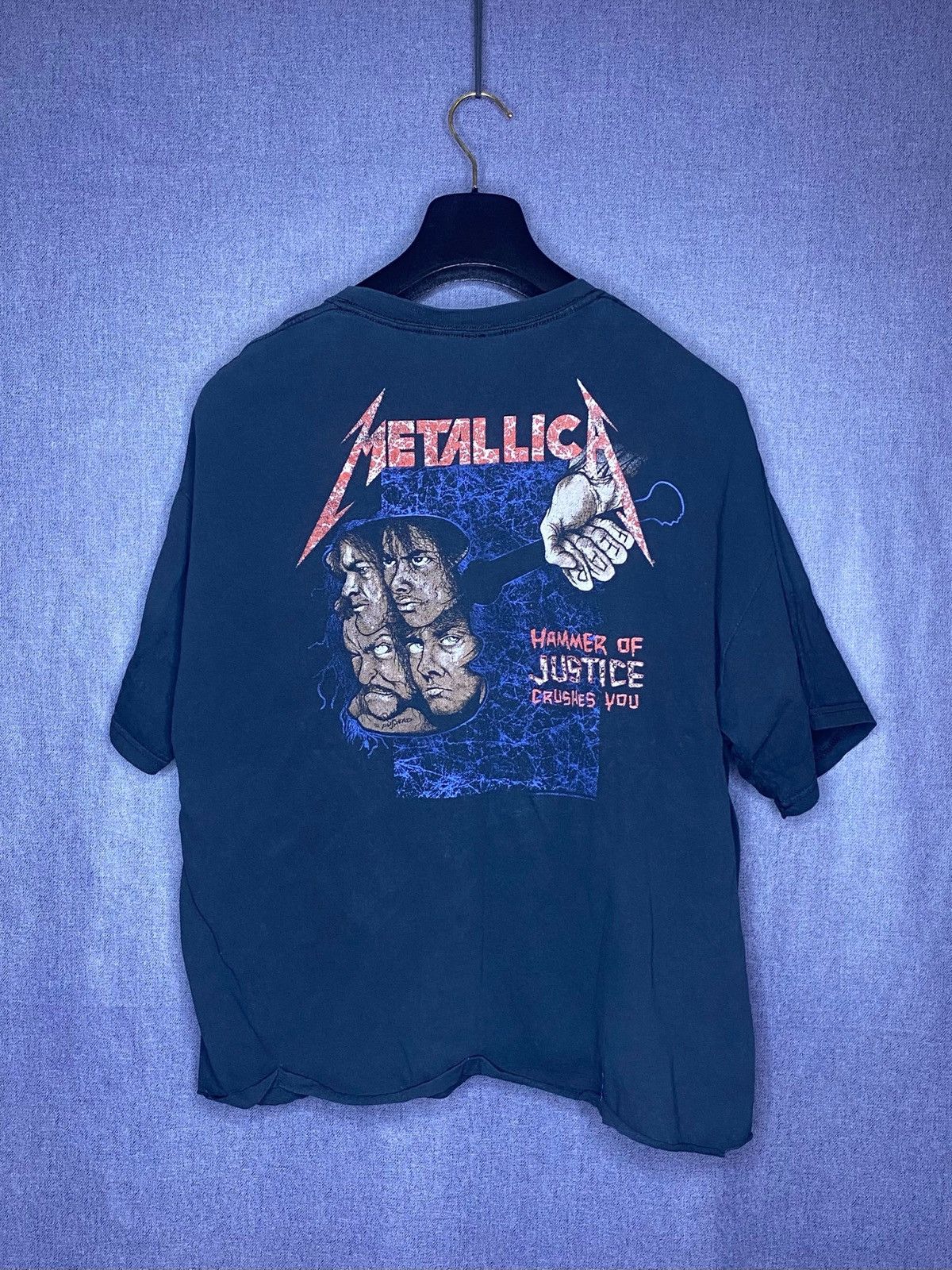 Metallica × Vintage Metallica and justice for all vintage 1994 t shirt Size US L / EU 52-54 / 3 - 2 Thumbnail
