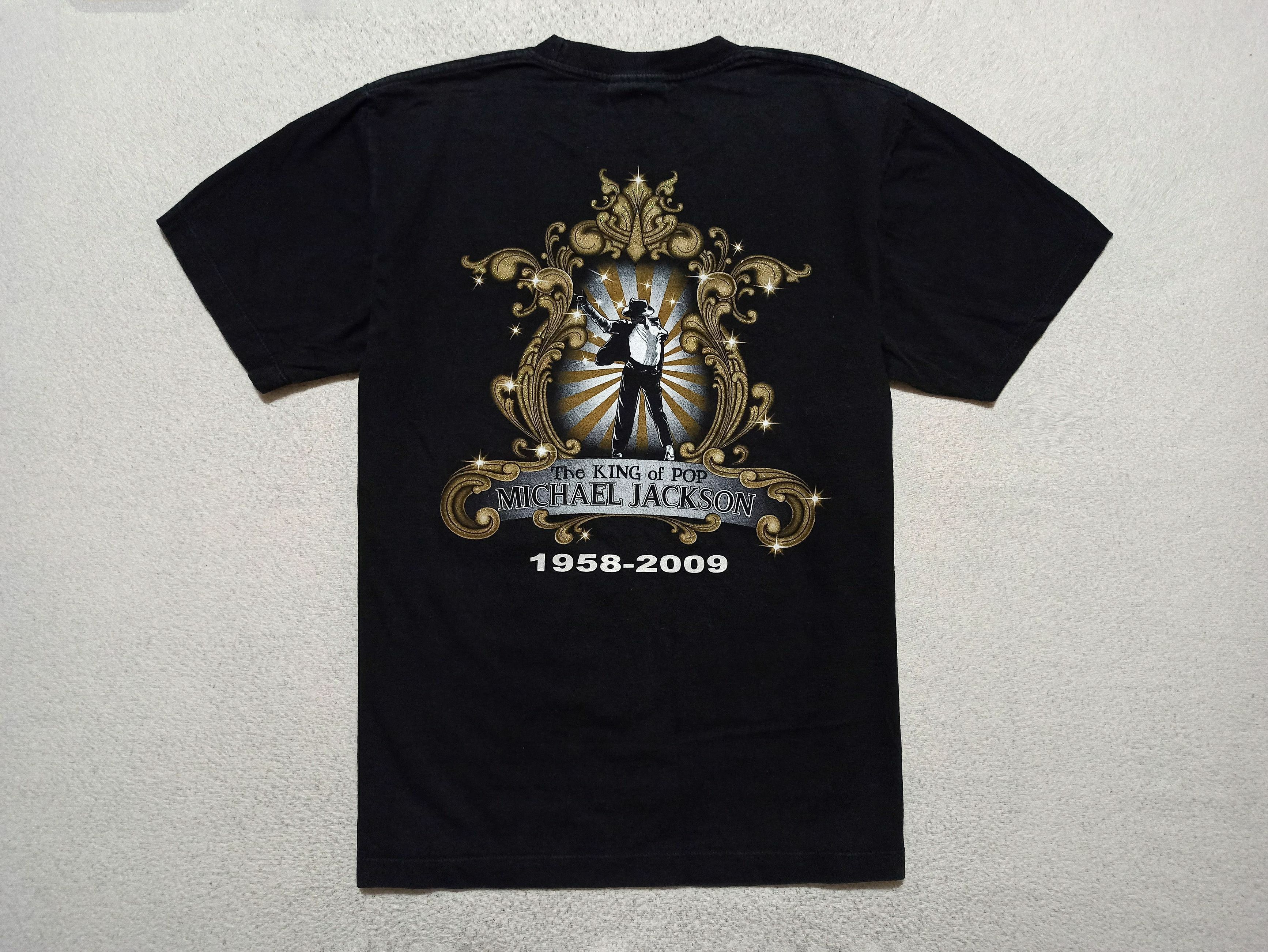 Michael Jackson × Vintage Vintage T-Shirt Michael Jackson 1958-2009 Size US L / EU 52-54 / 3 - 3 Thumbnail