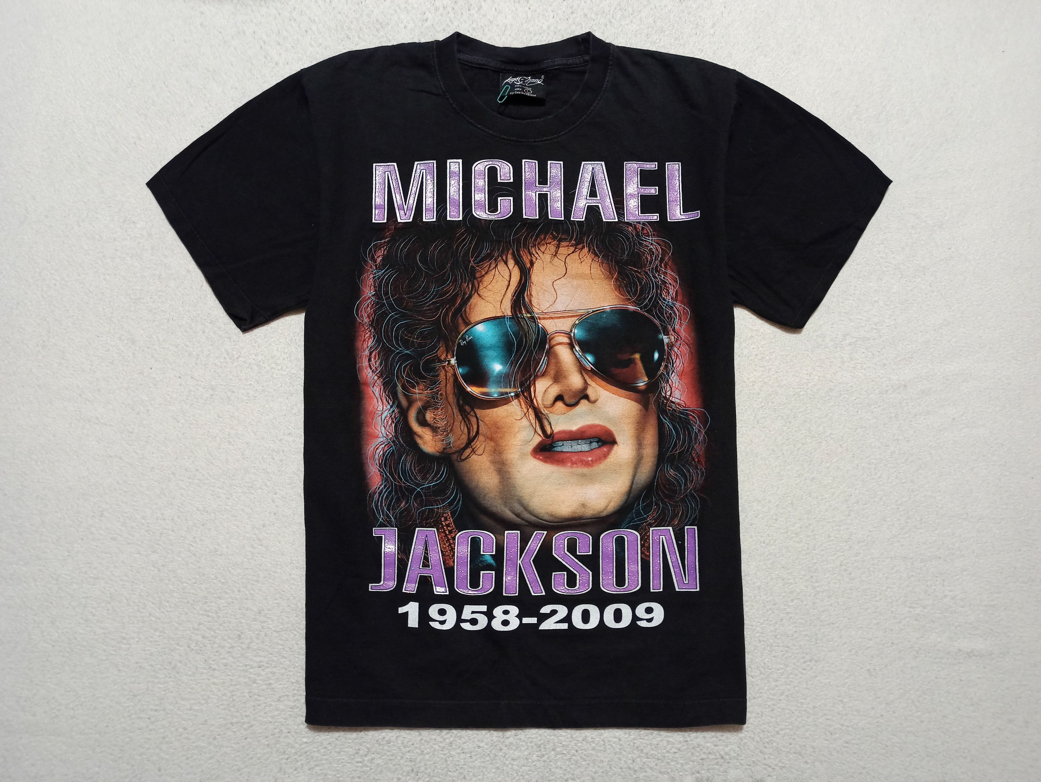 Michael Jackson × Vintage Vintage T-Shirt Michael Jackson 1958-2009 Size US L / EU 52-54 / 3 - 1 Thumbnail