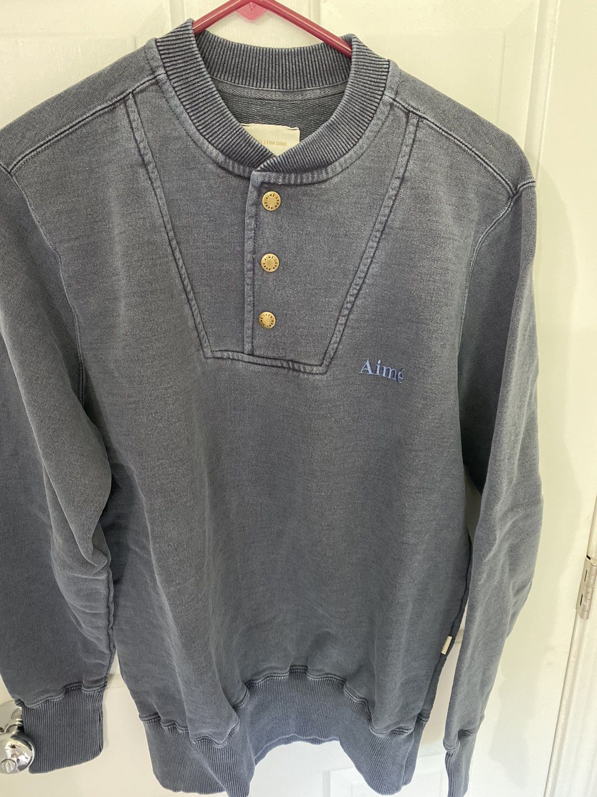 Aime Leon Dore Aimè Leon Dore Henley Sweatshirt SS21 Size US S / EU 44-46 / 1 - 2 Thumbnail