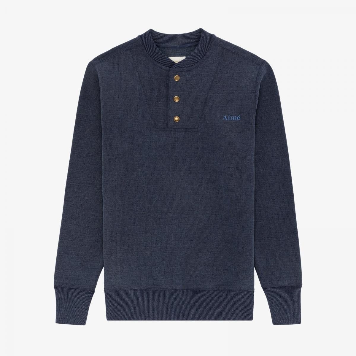Aime Leon Dore Aimè Leon Dore Henley Sweatshirt SS21 Size US S / EU 44-46 / 1 - 1 Thumbnail