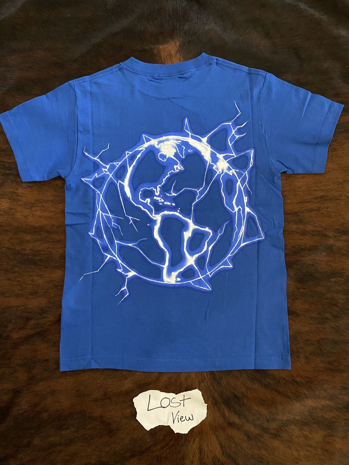 Revenge Revenge Lightning T-Shirt Blue M Size US M / EU 48-50 / 2 - 2 Thumbnail