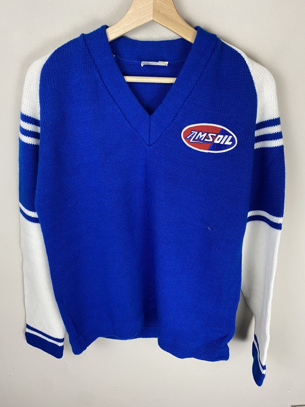 Vintage Vintage AMS Oil Knit Sweater Size US M / EU 48-50 / 2 - 1 Thumbnail
