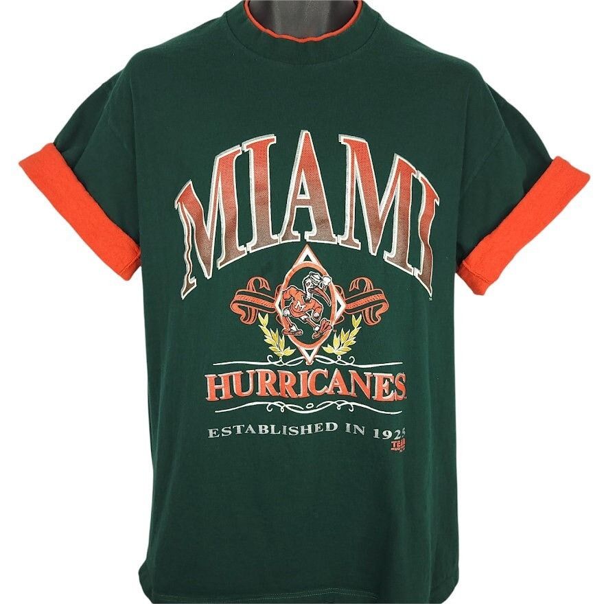 T-shirt Vintage Miami Aerospace Academy (MAA) Années 70 - Blanc Et Jaune - Taille XS - Occasion TBE