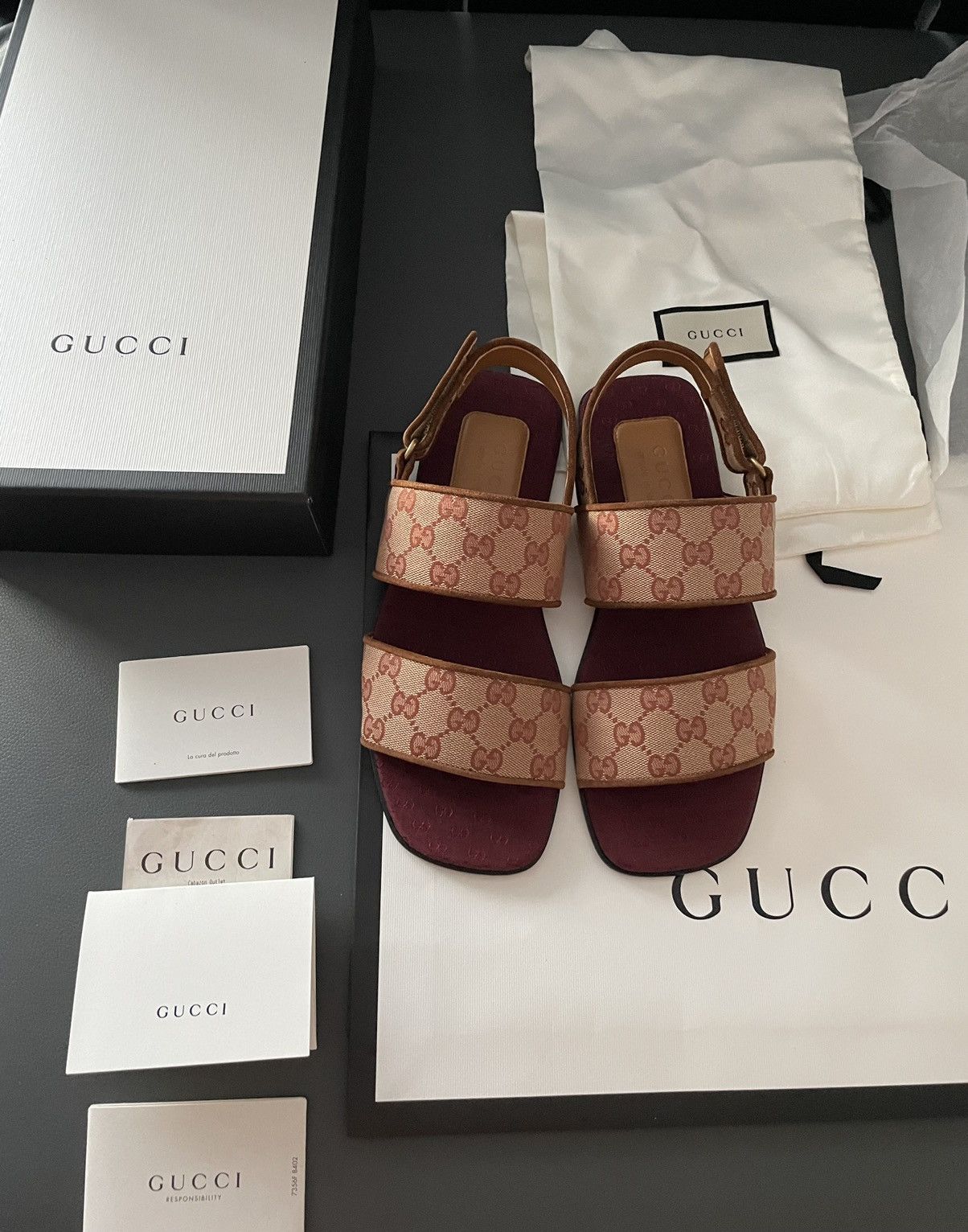 Gucci Gucci Super Runway Limited Edition GG Logo Slides Shoes NEW Size US 11 / EU 44 - 3 Thumbnail