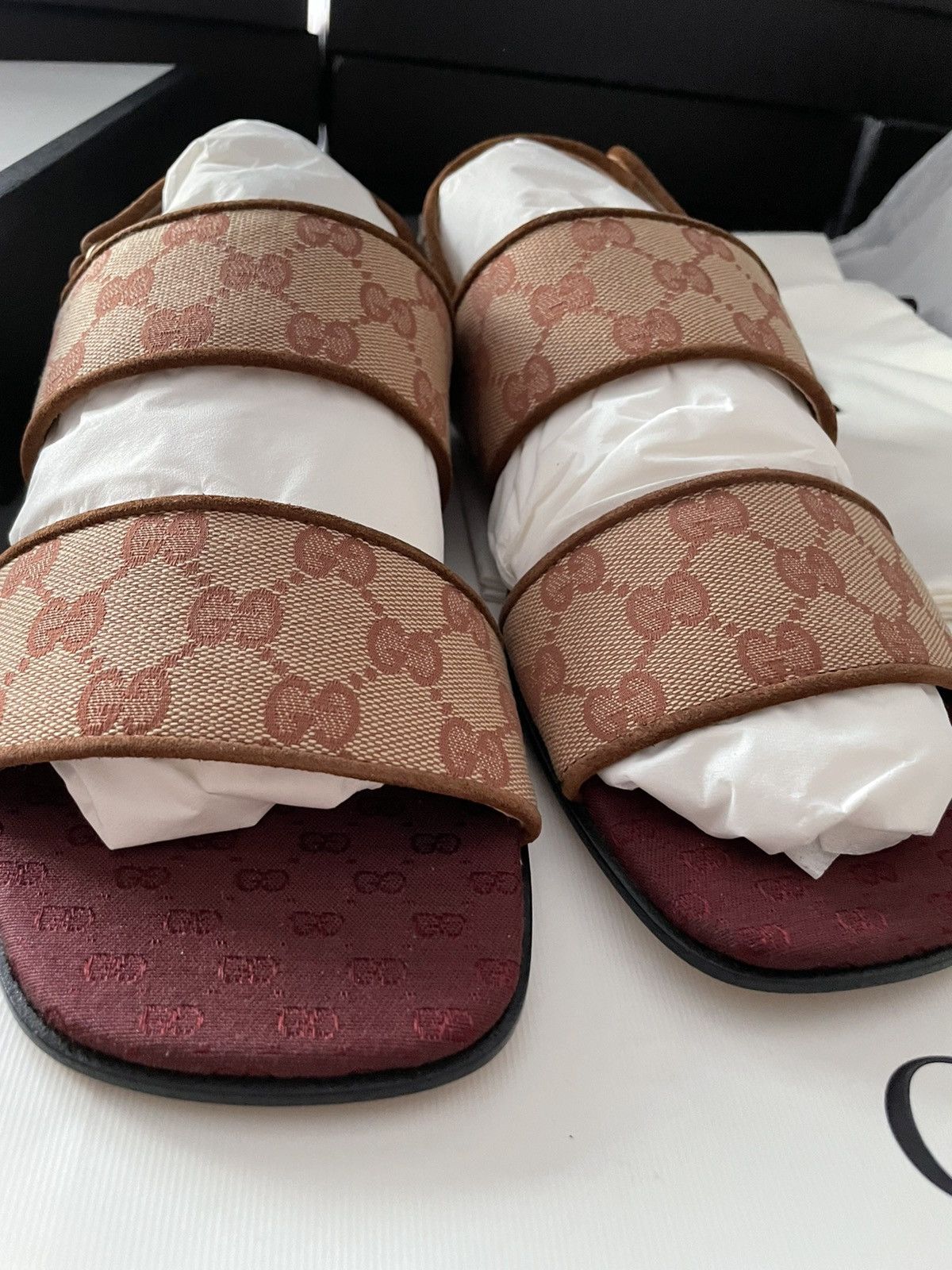 Gucci Gucci Super Runway Limited Edition GG Logo Slides Shoes NEW Size US 11 / EU 44 - 23 Thumbnail