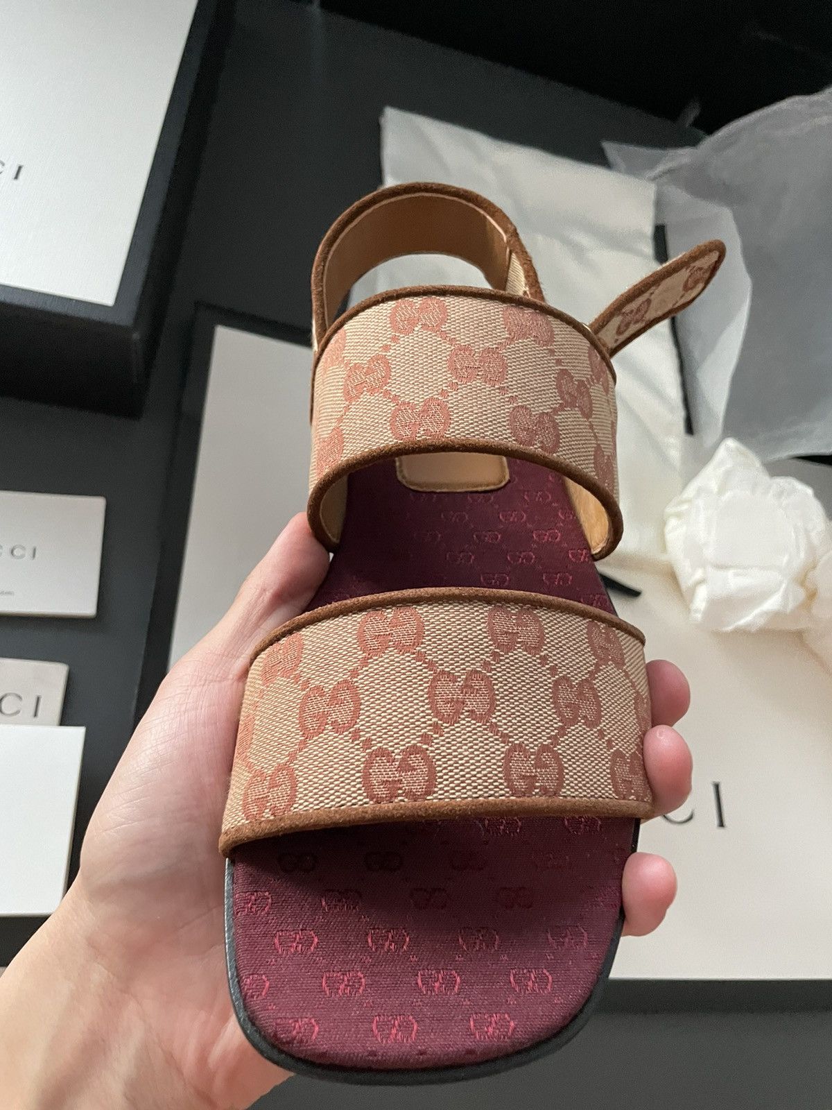 Gucci Gucci Super Runway Limited Edition GG Logo Slides Shoes NEW Size US 11 / EU 44 - 13 Thumbnail