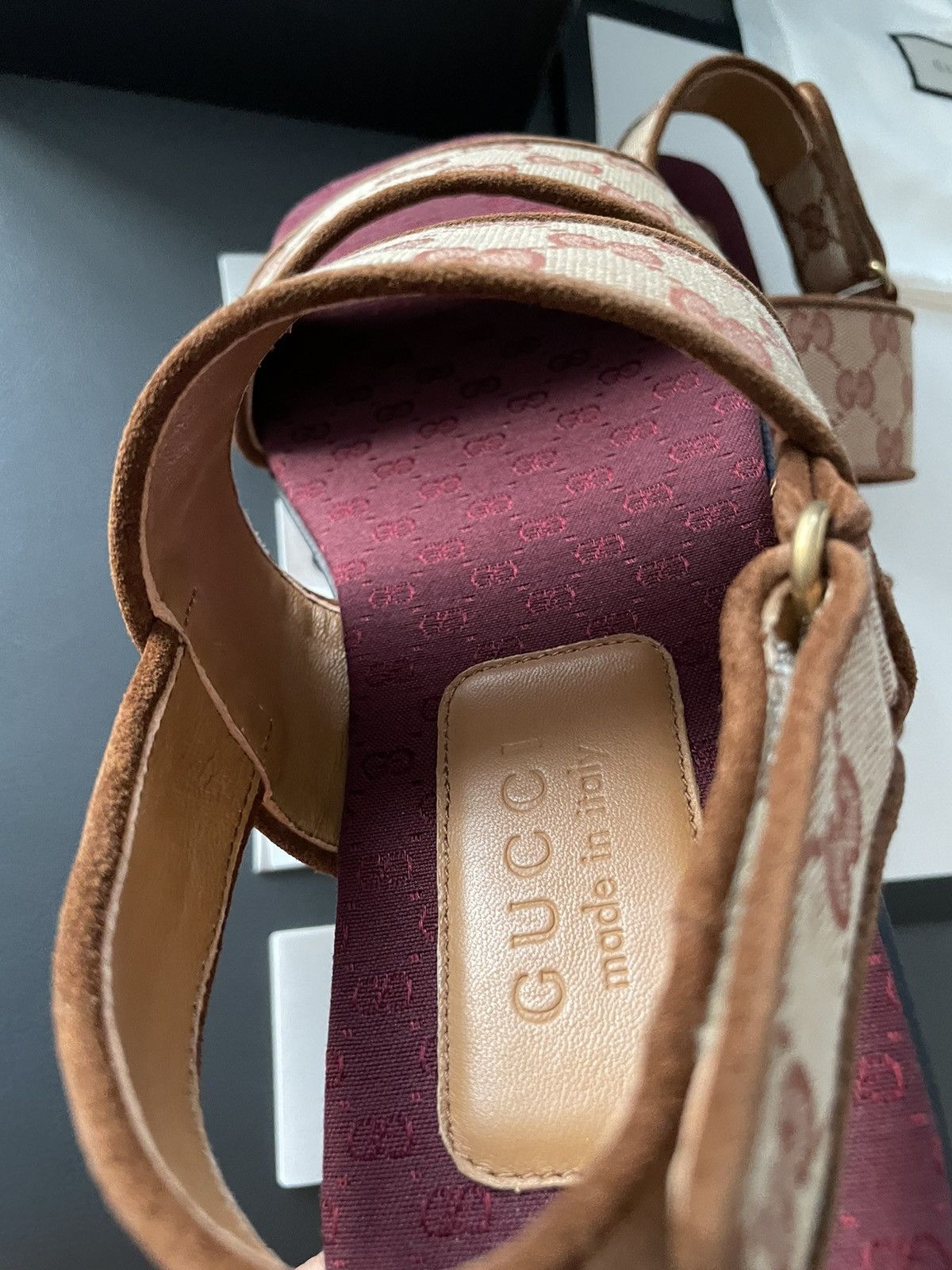 Gucci Gucci Super Runway Limited Edition GG Logo Slides Shoes NEW Size US 11 / EU 44 - 20 Thumbnail