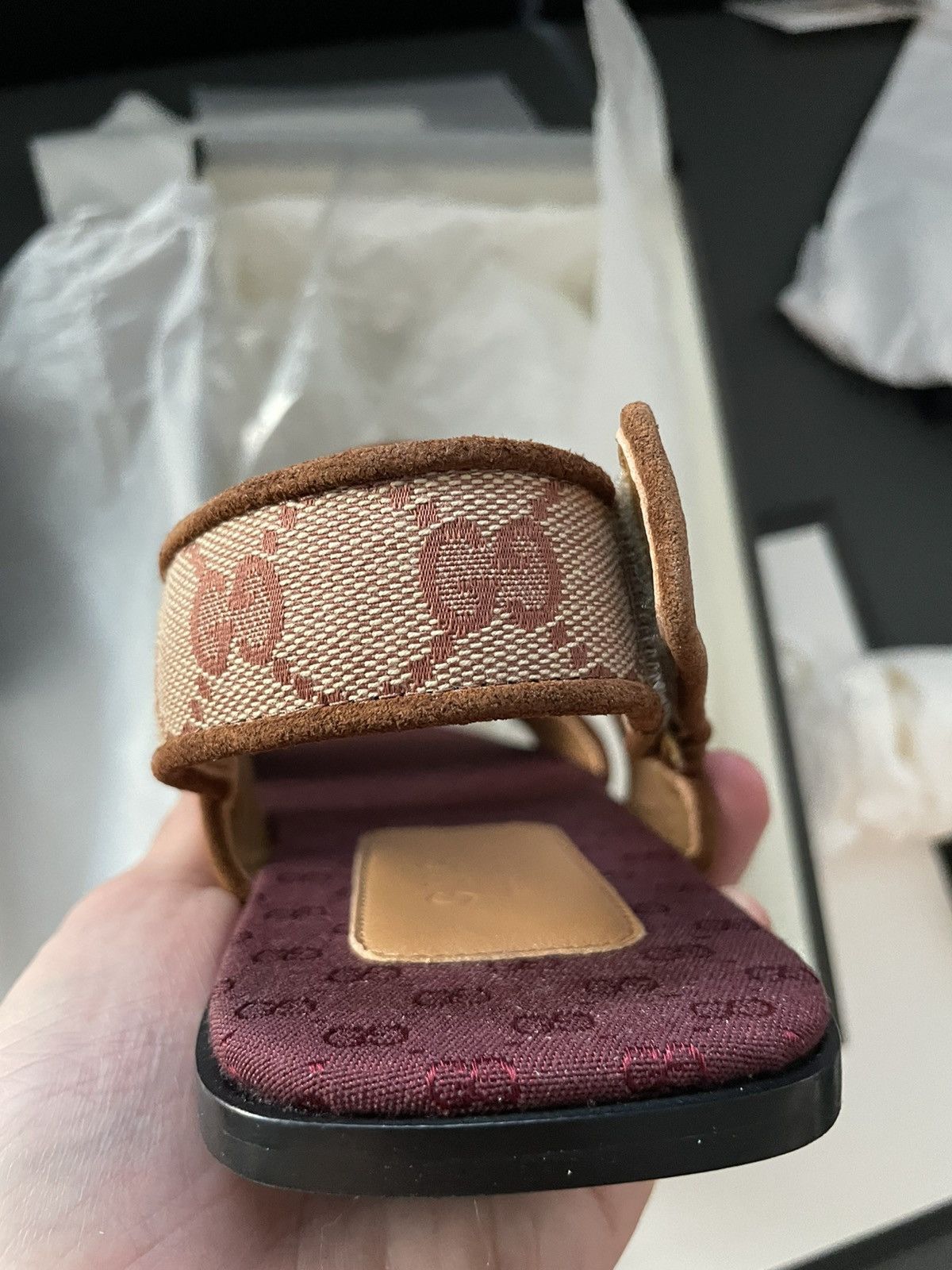 Gucci Gucci Super Runway Limited Edition GG Logo Slides Shoes NEW Size US 11 / EU 44 - 10 Thumbnail
