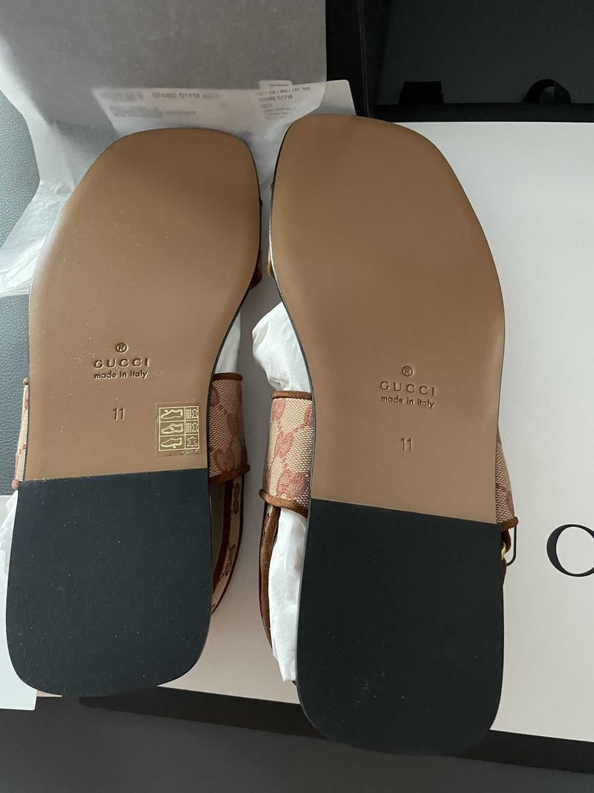 Gucci Gucci Super Runway Limited Edition GG Logo Slides Shoes NEW Size US 11 / EU 44 - 6 Thumbnail
