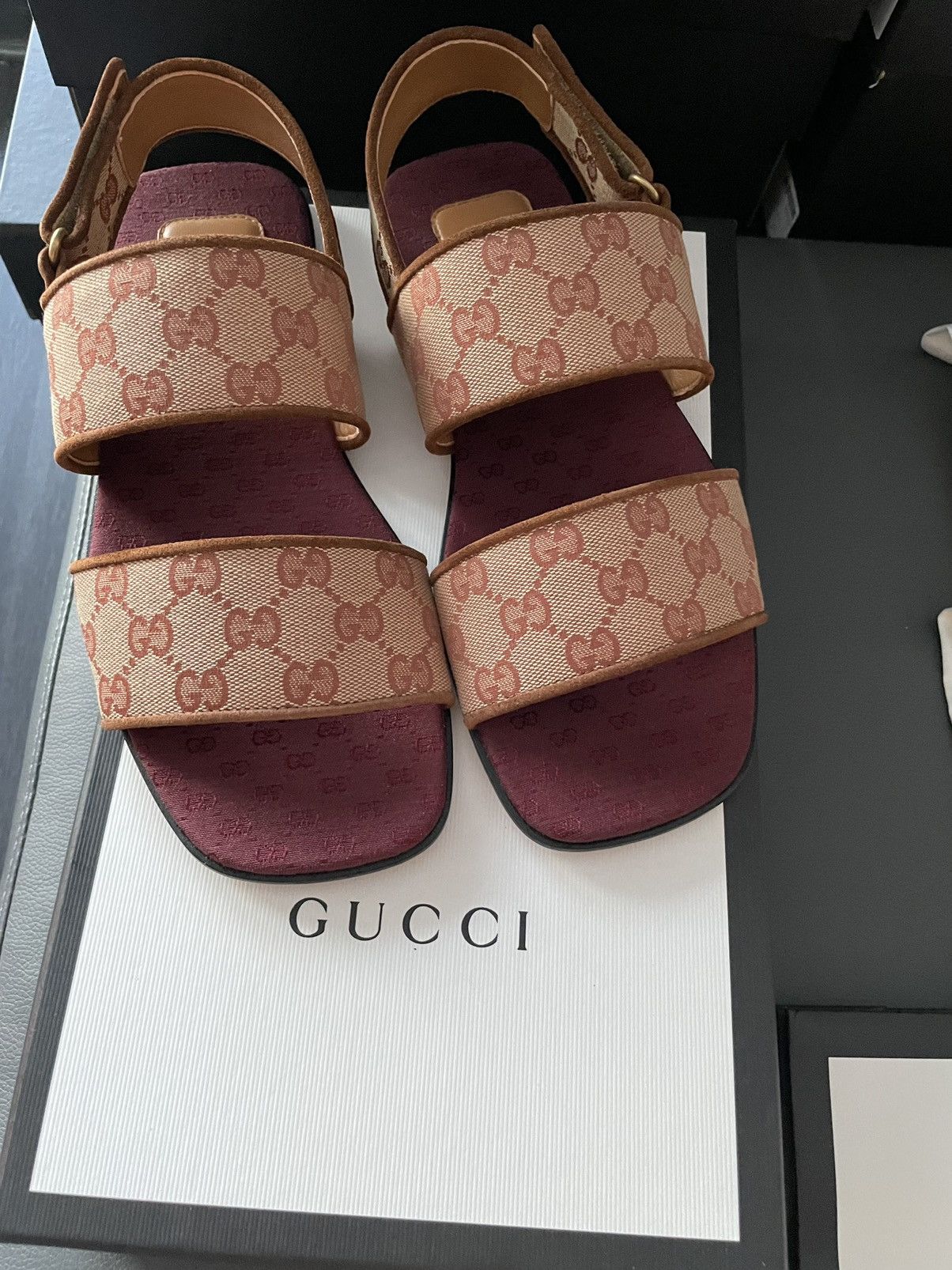 Gucci Gucci Super Runway Limited Edition GG Logo Slides Shoes NEW Size US 11 / EU 44 - 2 Thumbnail