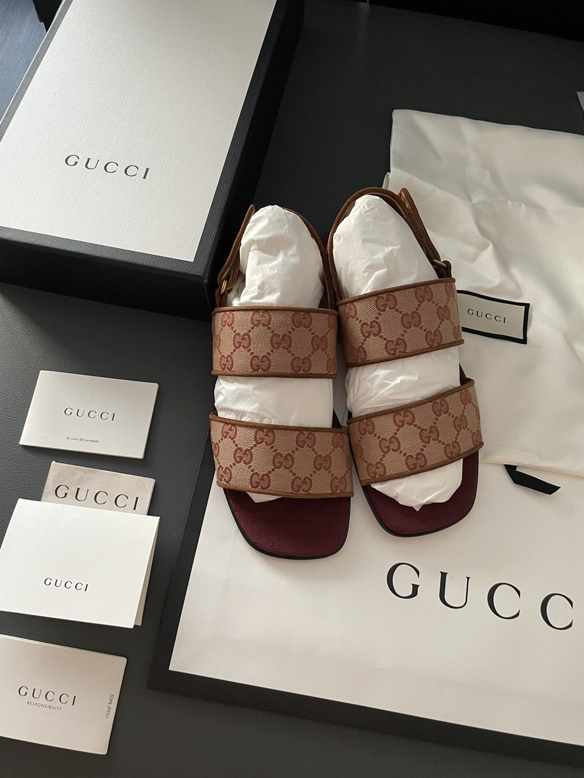 Gucci Gucci Super Runway Limited Edition GG Logo Slides Shoes NEW Size US 11 / EU 44 - 25 Thumbnail