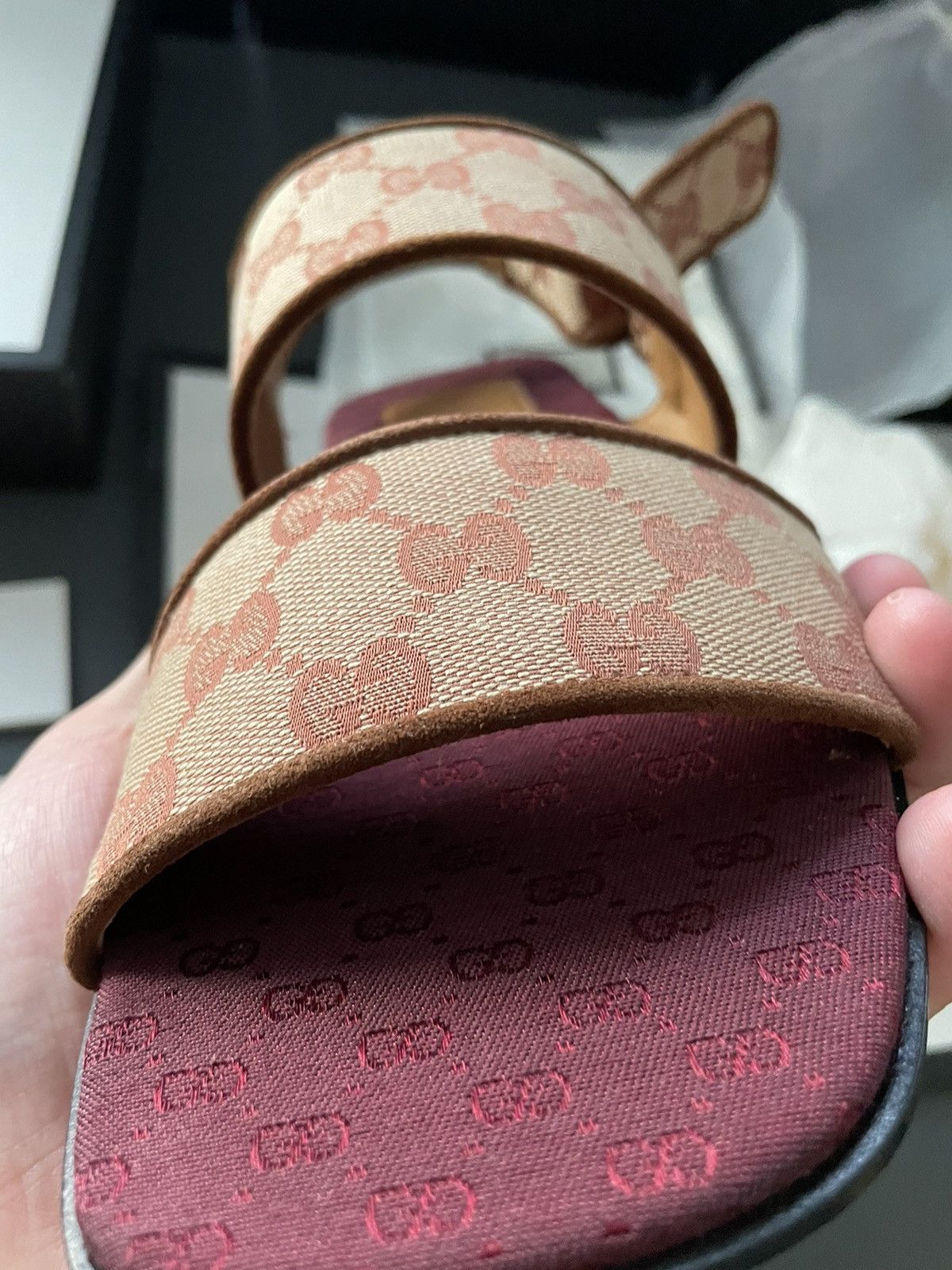 Gucci Gucci Super Runway Limited Edition GG Logo Slides Shoes NEW Size US 11 / EU 44 - 15 Thumbnail
