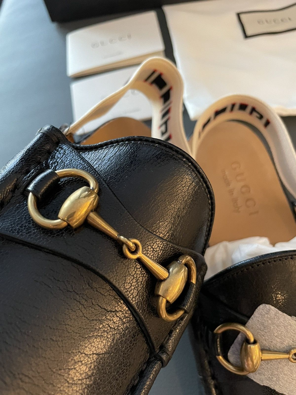 Gucci Rare Super Limited Edition Runway Gucci Elastic Band Loafer Size US 6.5 / EU 39-40 - 21 Thumbnail
