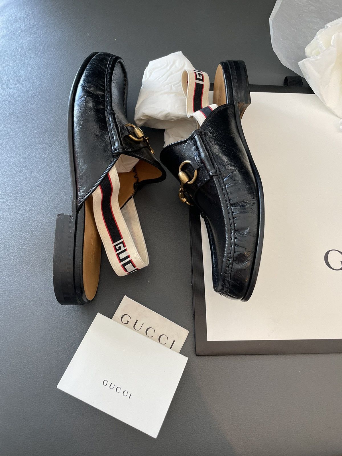 Gucci Rare Super Limited Edition Runway Gucci Elastic Band Loafer Size US 6.5 / EU 39-40 - 23 Thumbnail