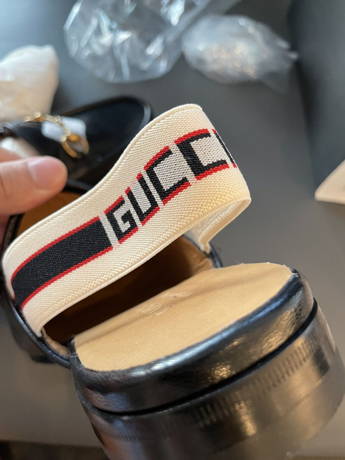 Gucci Rare Super Limited Edition Runway Gucci Elastic Band Loafer Size US 6.5 / EU 39-40 - 13 Thumbnail
