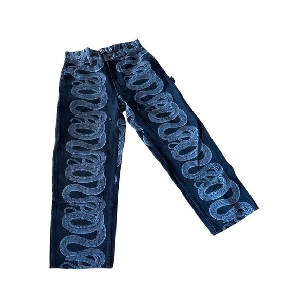 Supreme Supreme x Hysteric Glamour double knee Snake Denim Pants