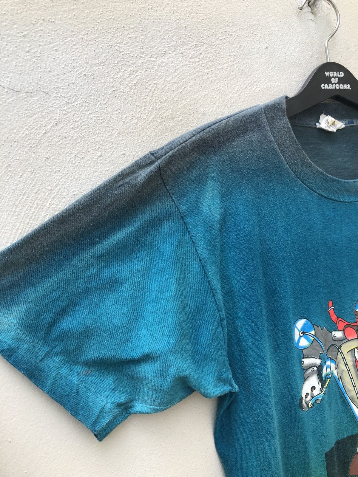 Vintage Vintage 95 Looney Tunes Tasmanian Devil Tie Dye t shirt Size US M / EU 48-50 / 2 - 10 Thumbnail