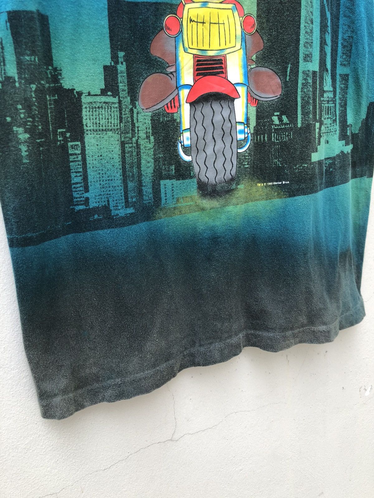 Vintage Vintage 95 Looney Tunes Tasmanian Devil Tie Dye t shirt Size US M / EU 48-50 / 2 - 8 Thumbnail